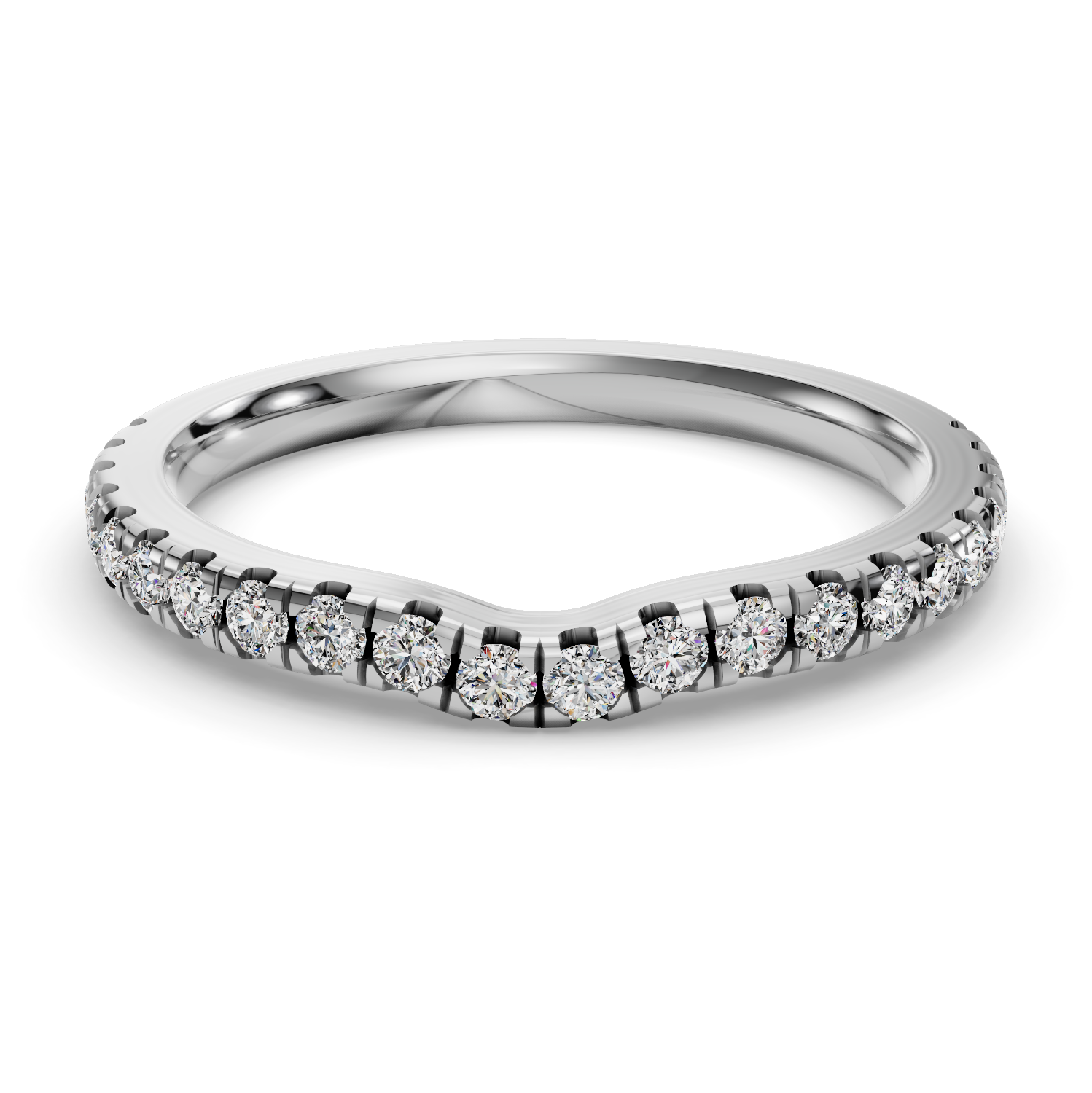 Kennedy Grand Pave Contoured Band