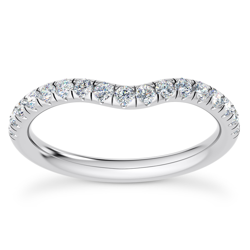Cache Curved Pave Band