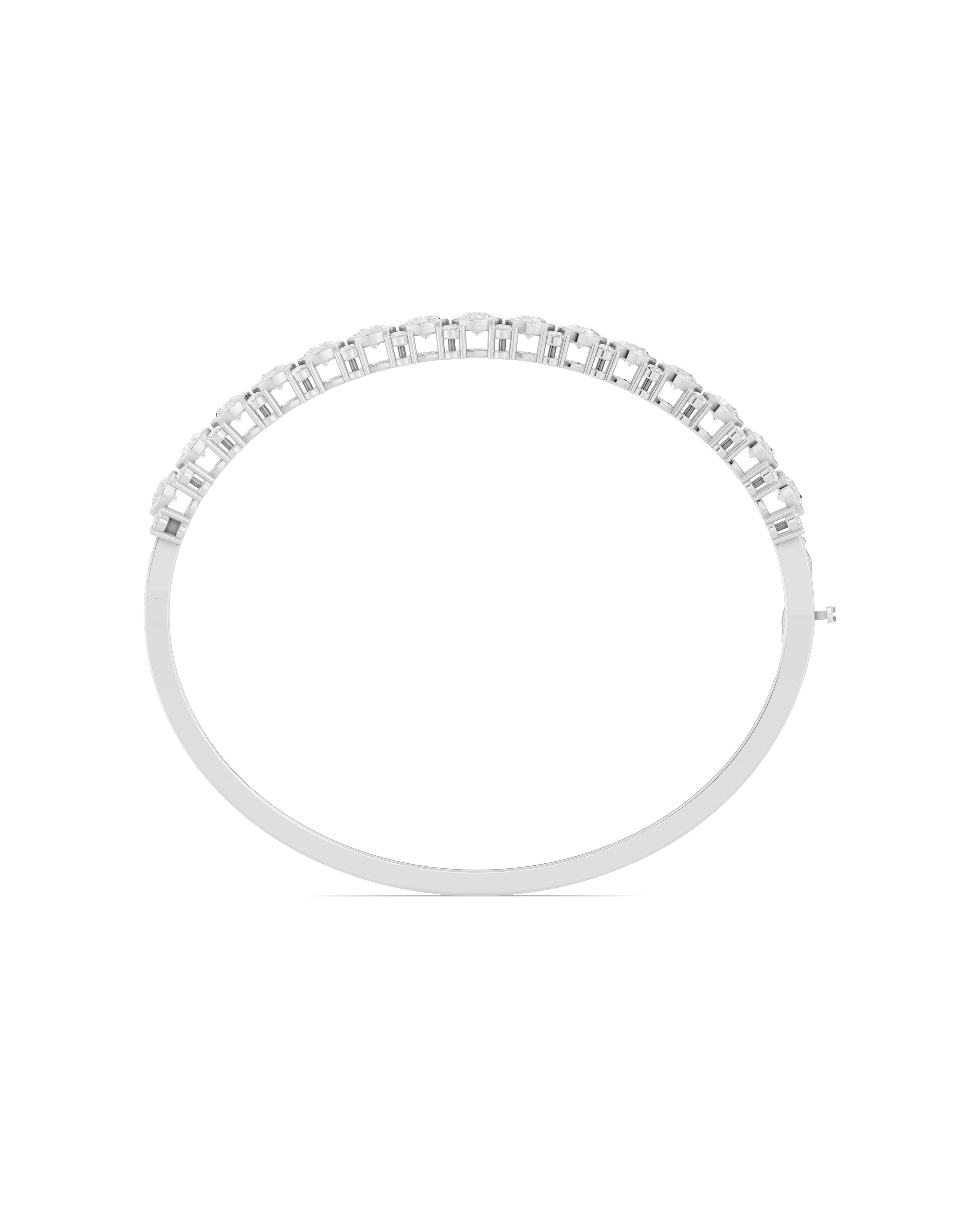 Bezel Line Diamond Bangle (3.50 ct. t.w.)