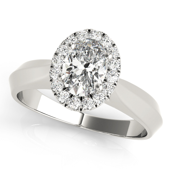 Hailey Halo Engagement Ring