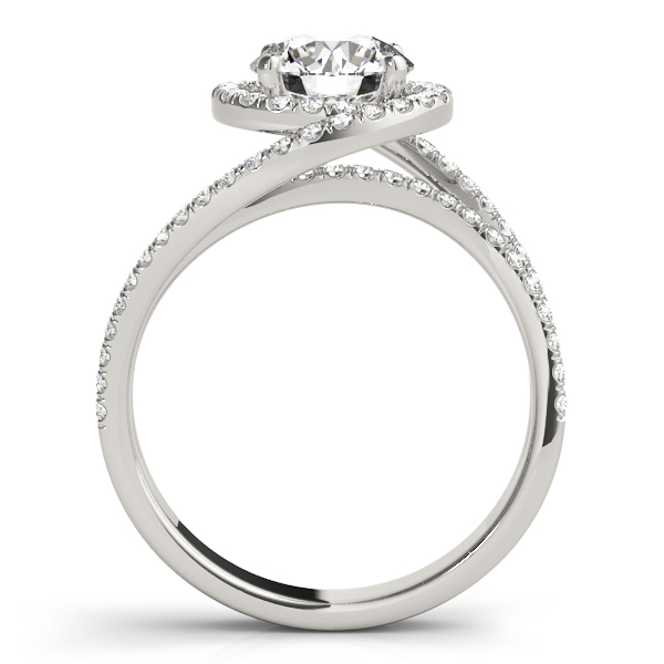 Everest Contemporary Halo Engagement Ring