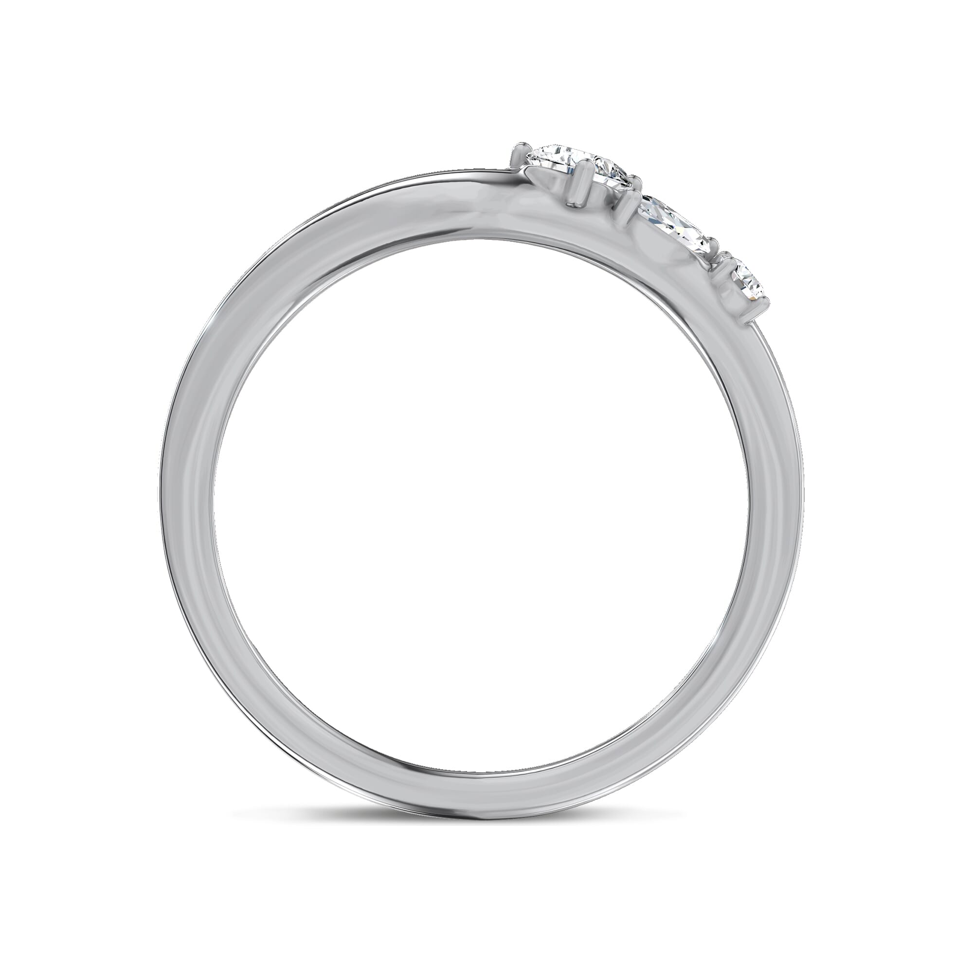 Cressa Curved Diamond Band