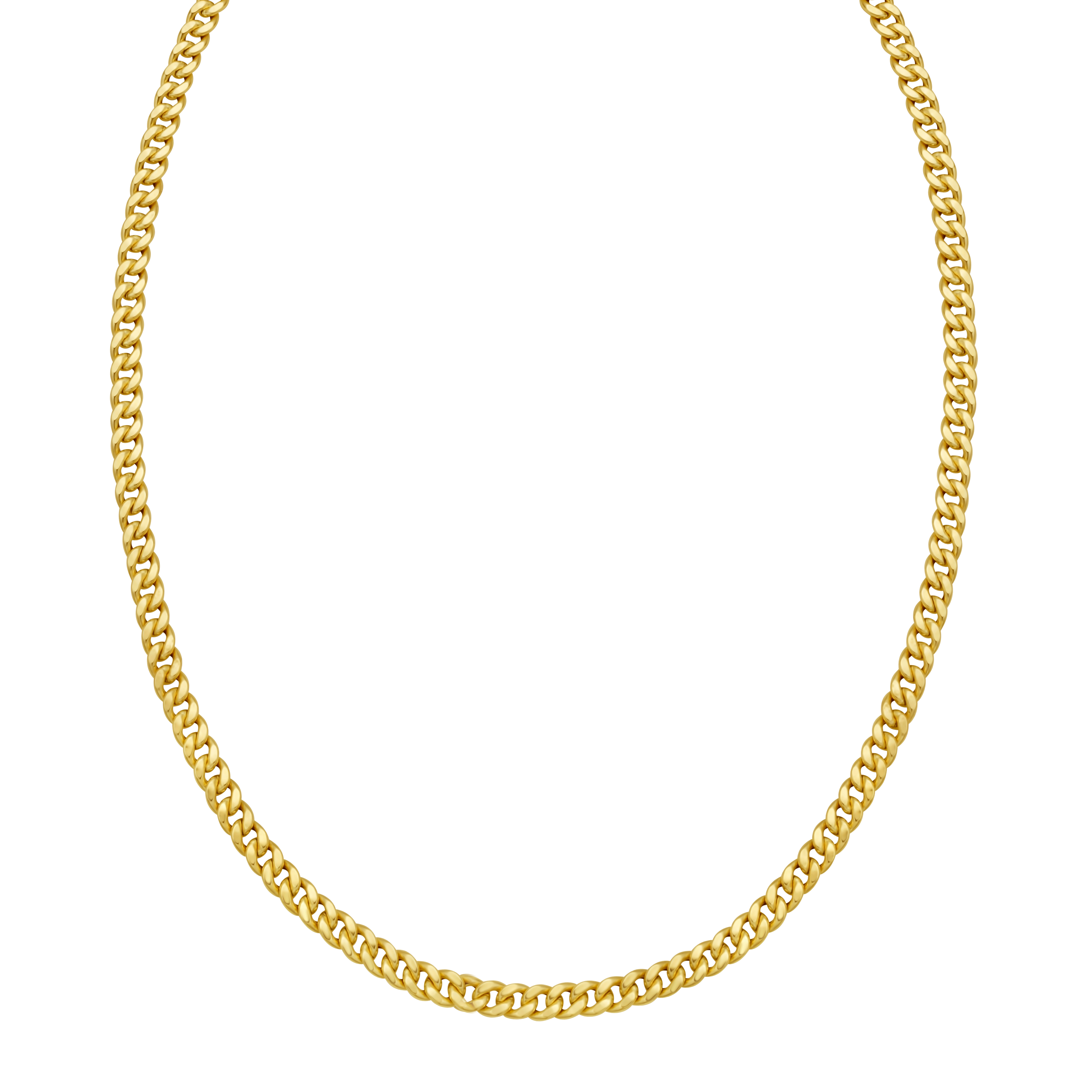 Petite Cuban Gold Necklace