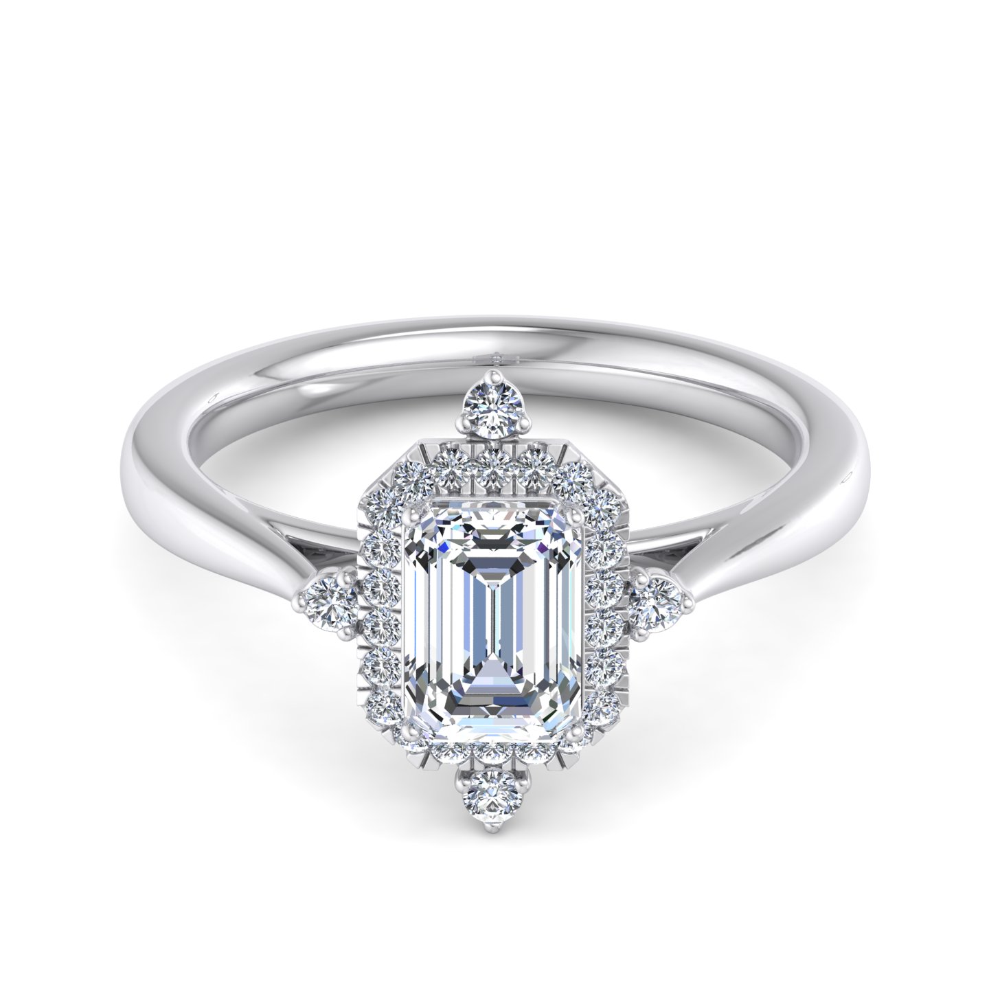 Emmy Halo Engagement Ring