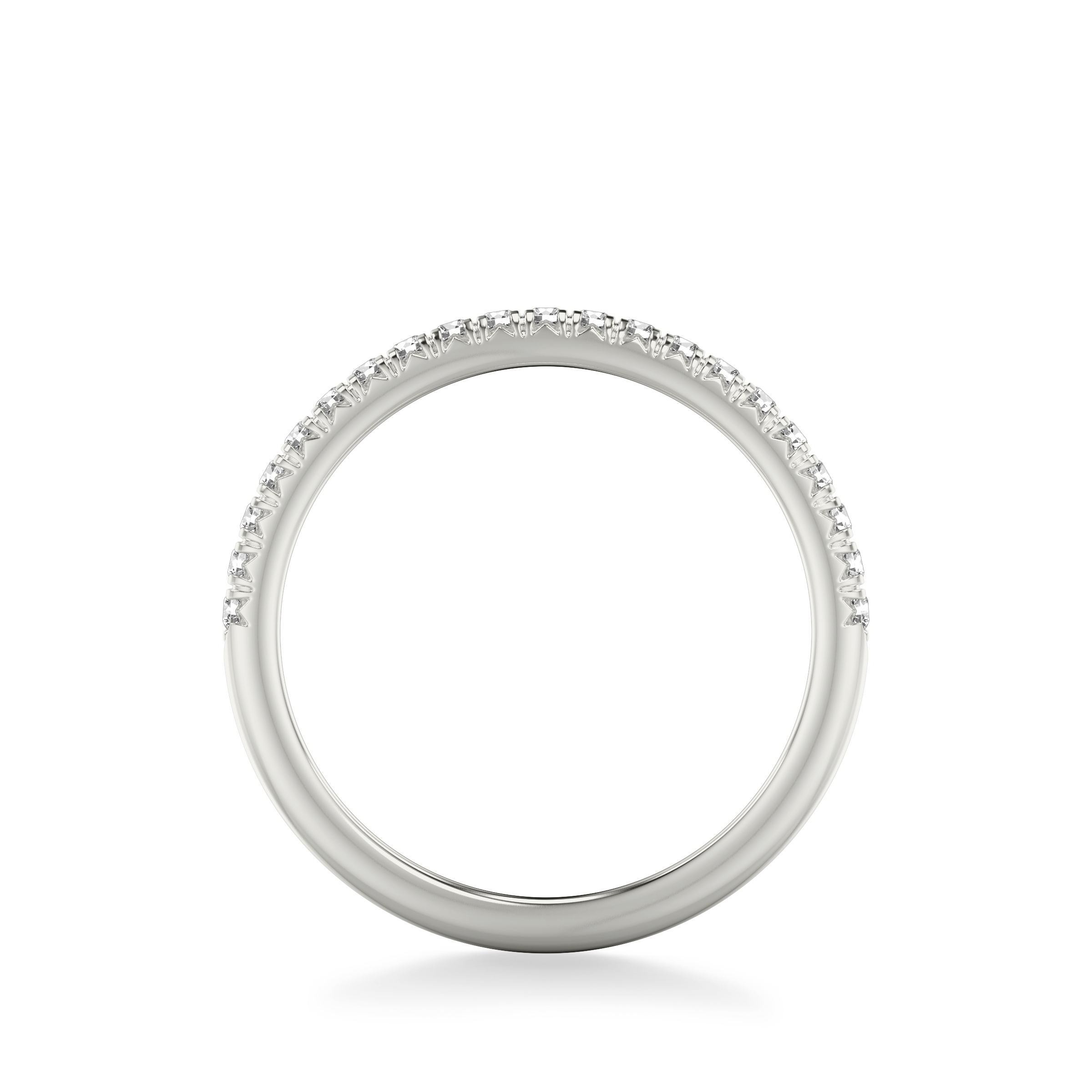 Blanche Pave Diamond Band