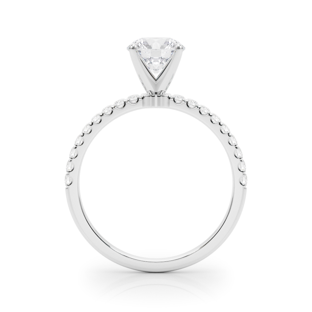 Joanna Classic Pave Diamond Engagement Ring