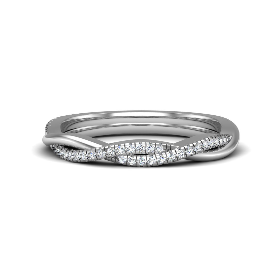 Emily Twisted Pave Band