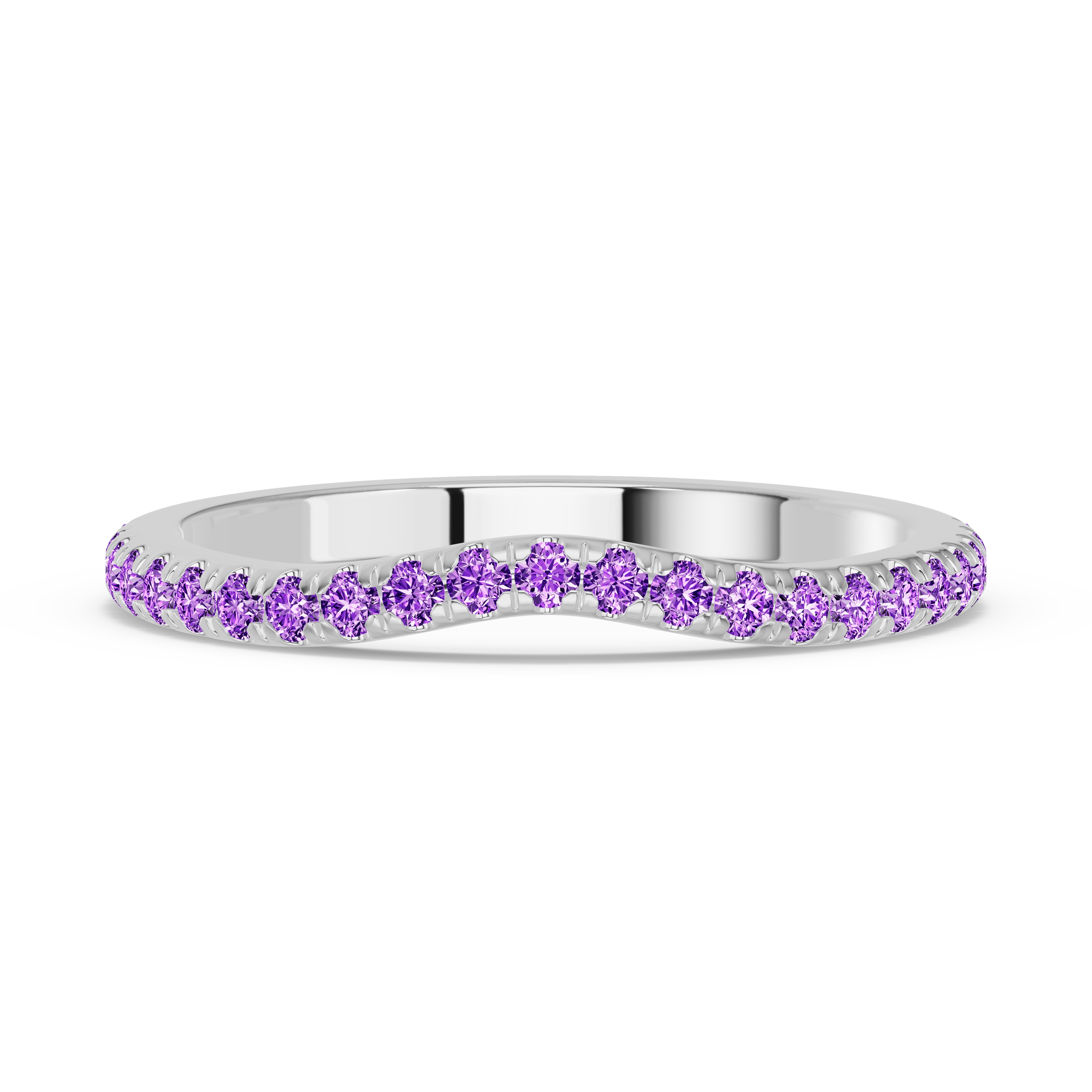 Spectra Amethyst Contoured Band