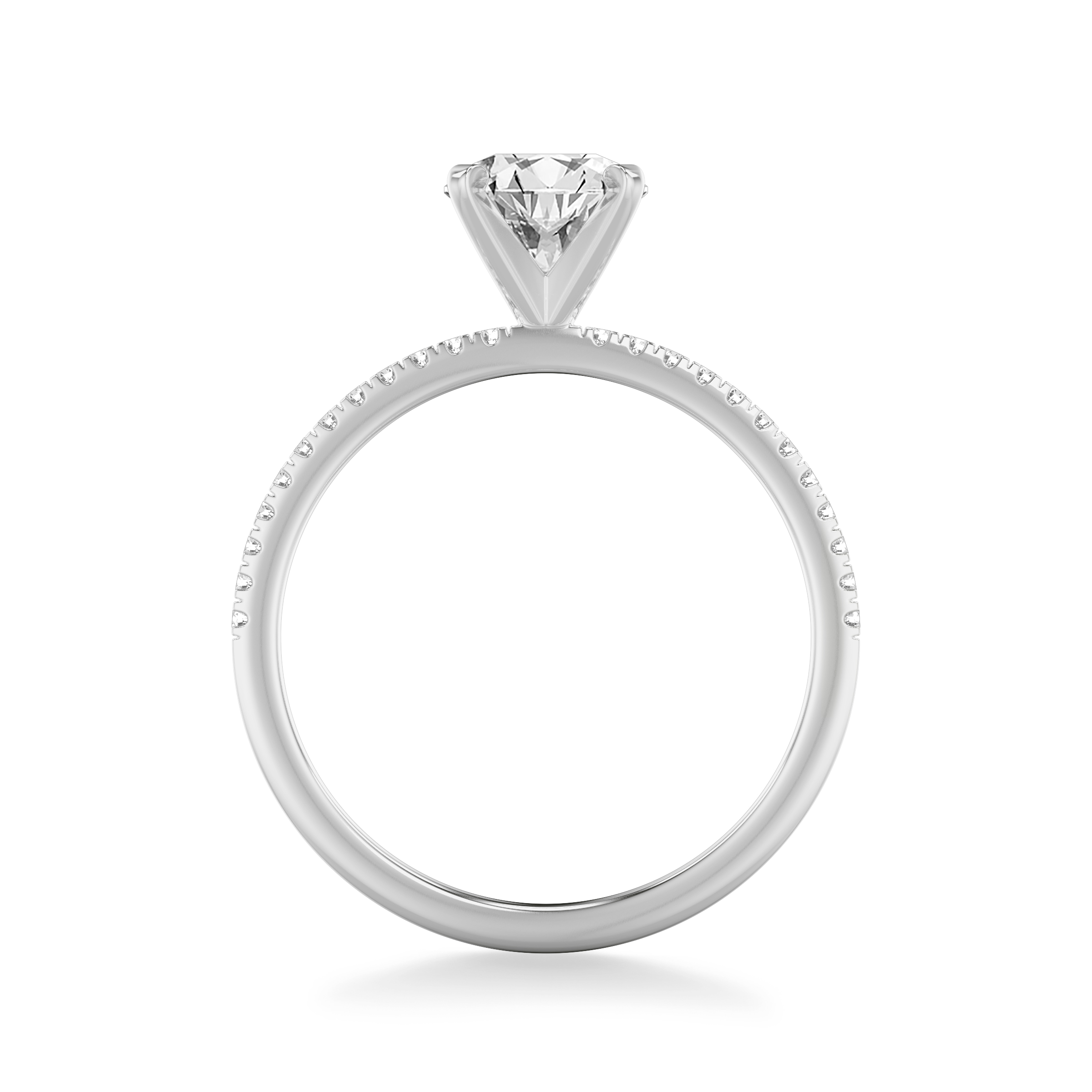Callista Pave Diamond Engagement Ring
