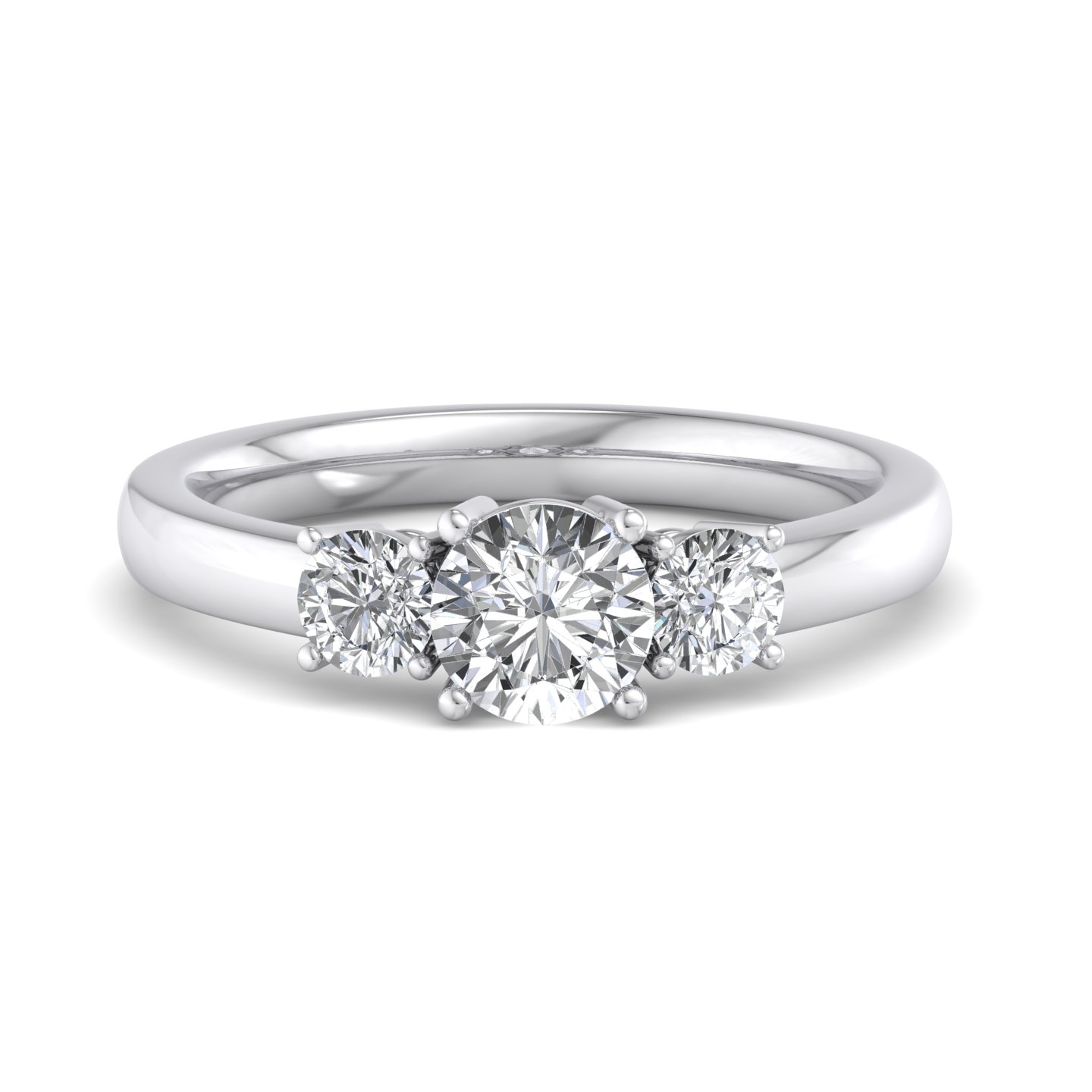 Wynter Three Stone Engagement Ring