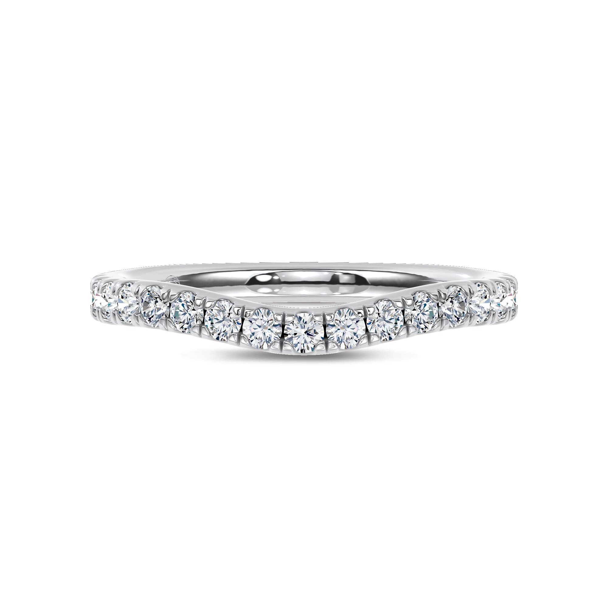 Ondina Contoured Pave Lab Band by Christian Siriano