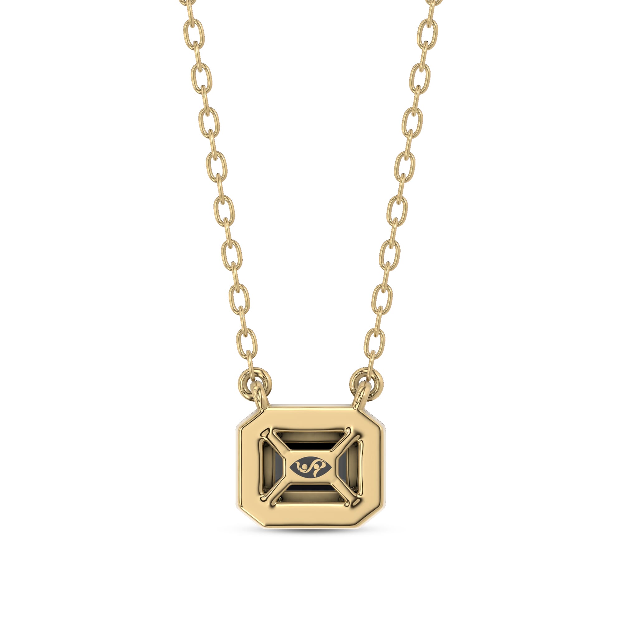Midnight Noir Emerald-Cut Black Diamond Necklace By Christian Siriano