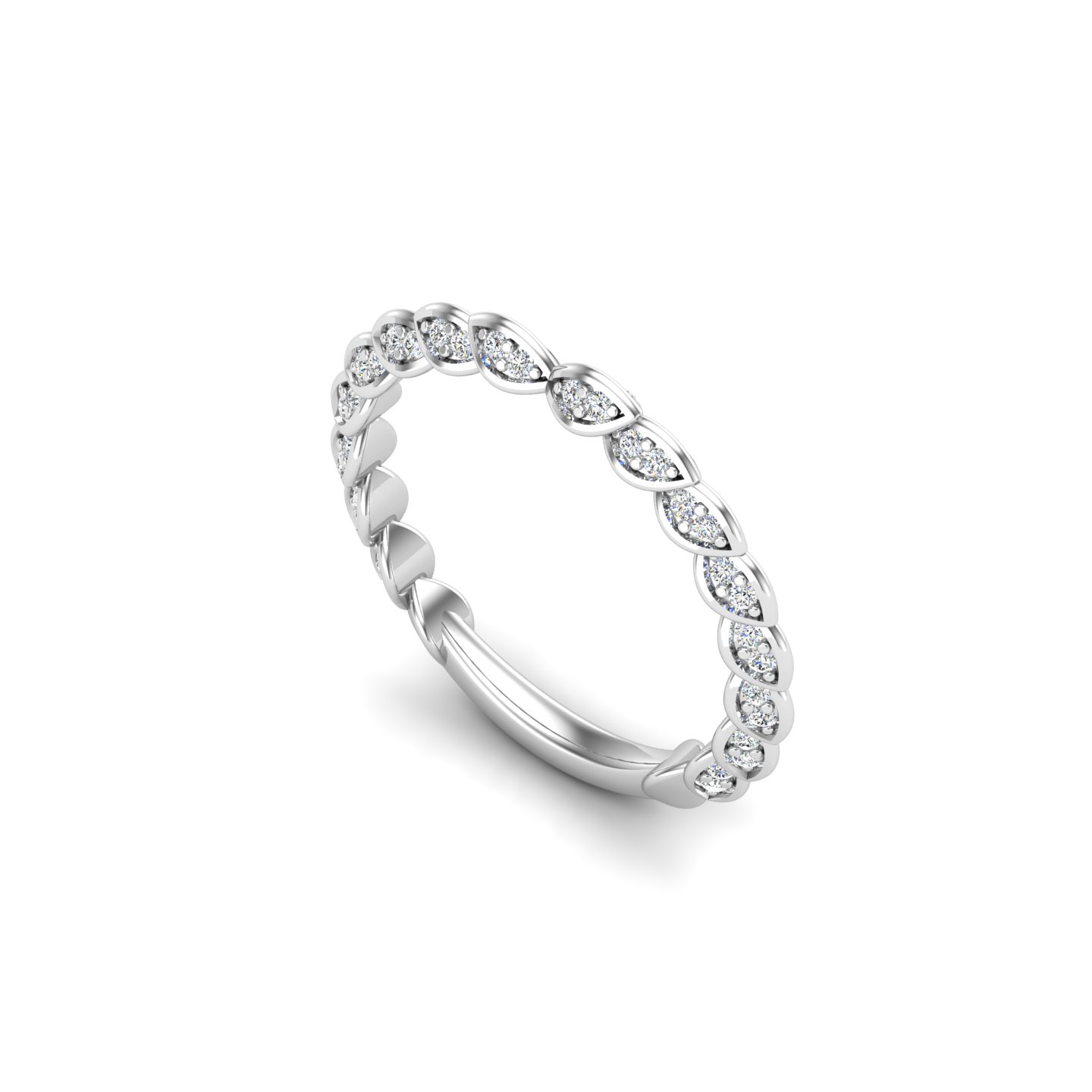 Cataleya Pave Leaf Band