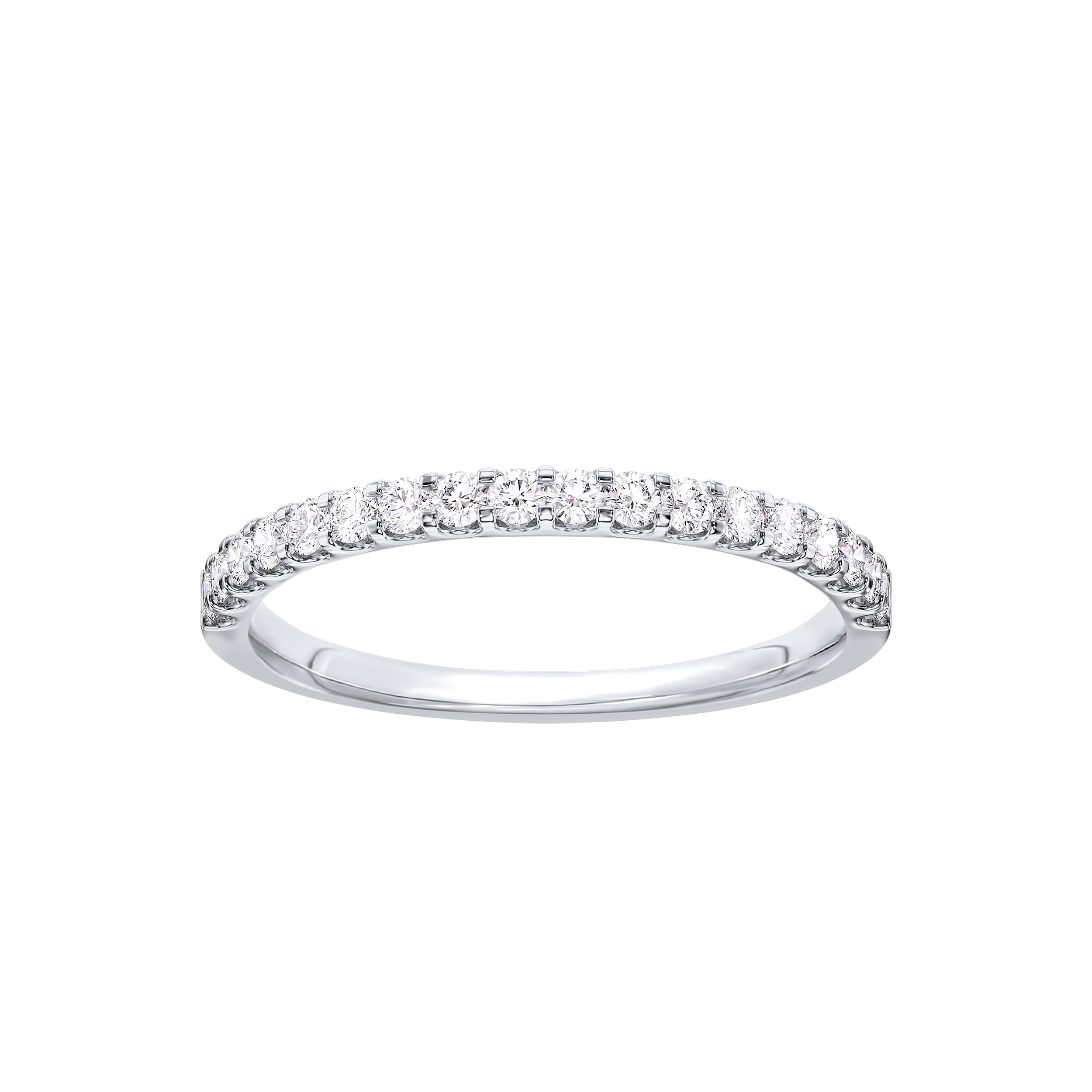 U-Prong Diamond Band