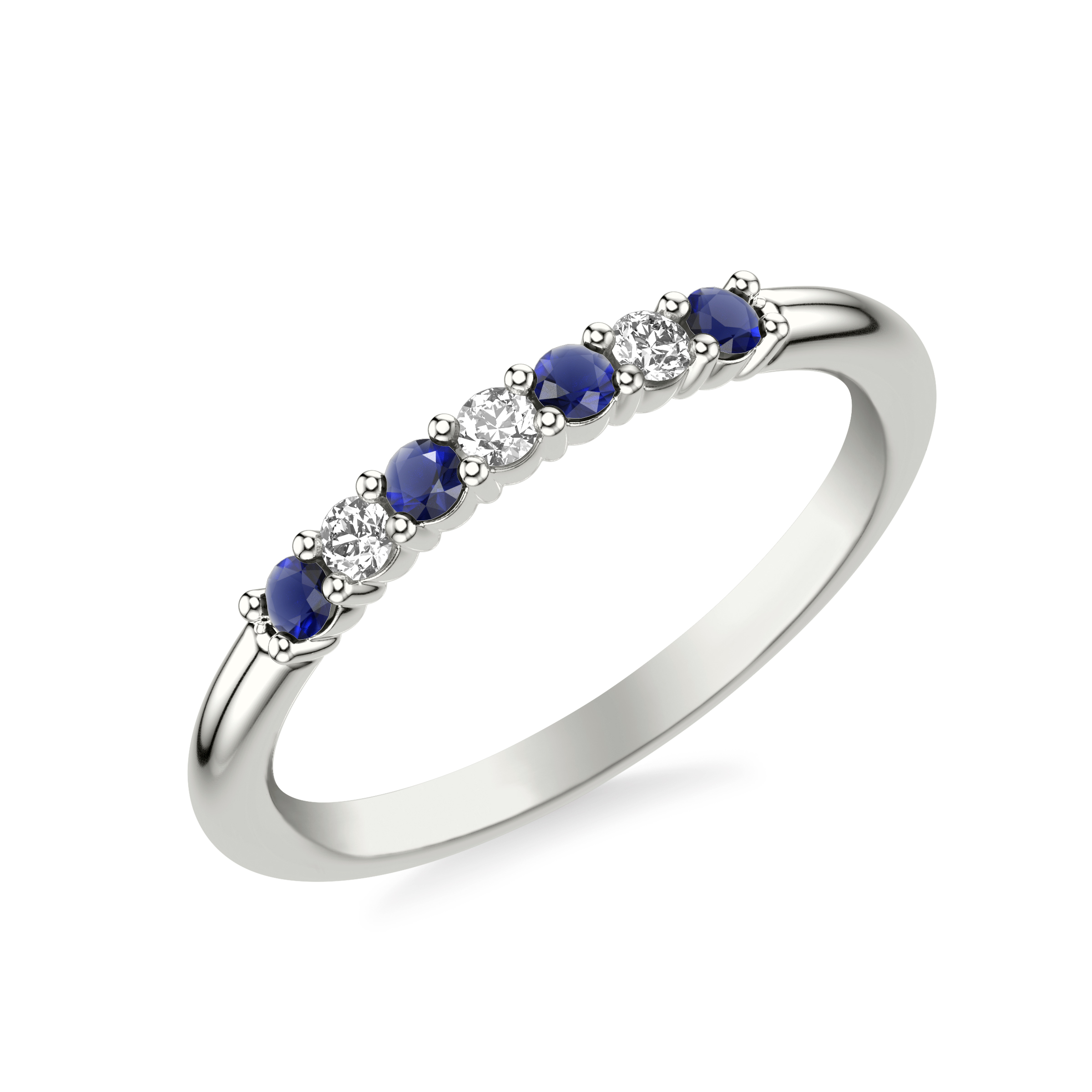 Harleigh Sapphire and Diamond Band