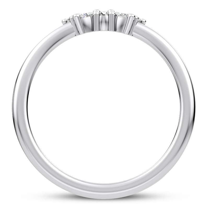 Mixed-Shape Diamond Band