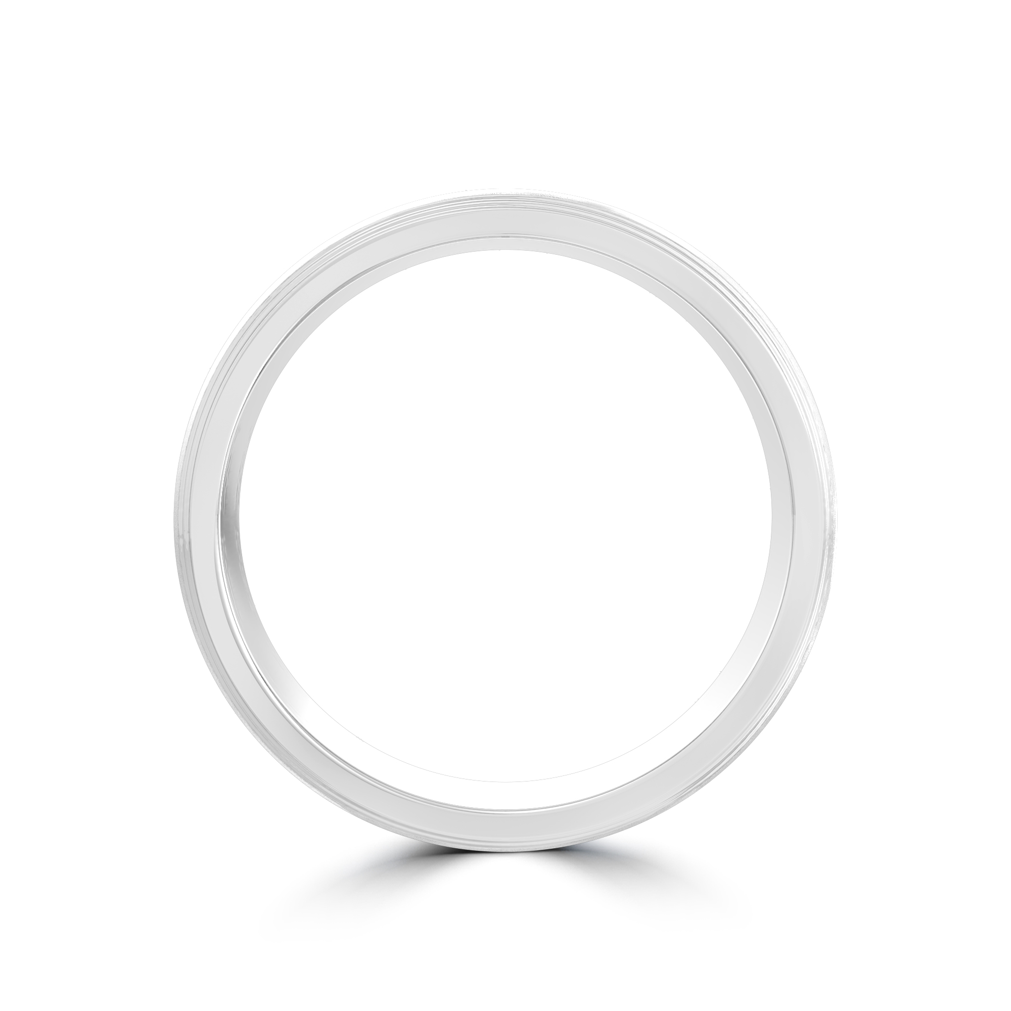 Matte Double Step Edge Comfort Fit Band (6mm)