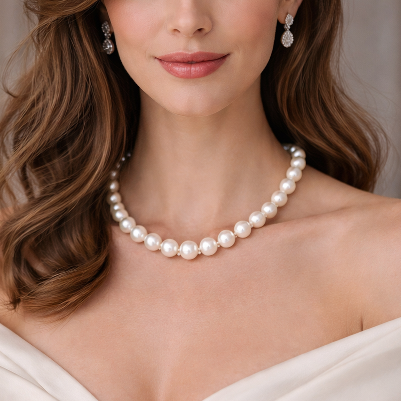 White South Sea Pearl Necklace (10-12.5mm)