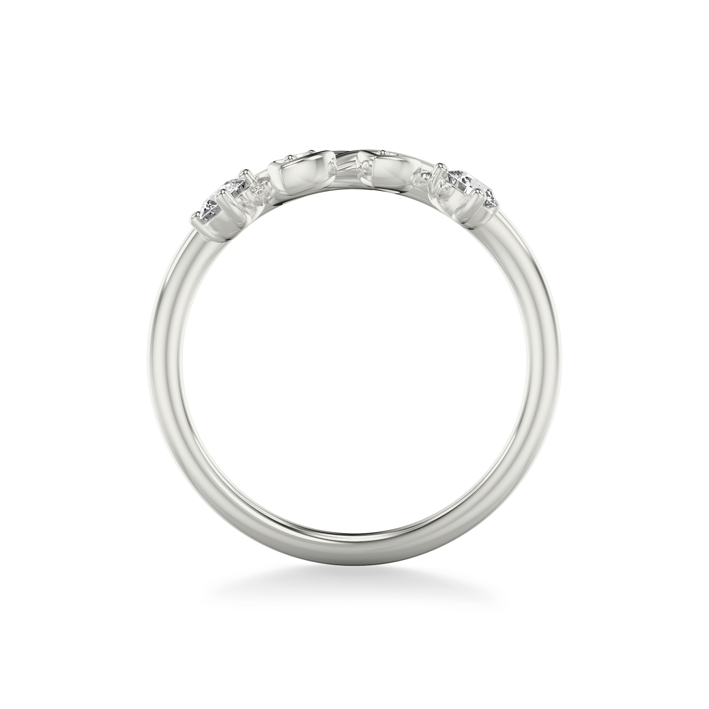 Floral Petal Curved Band