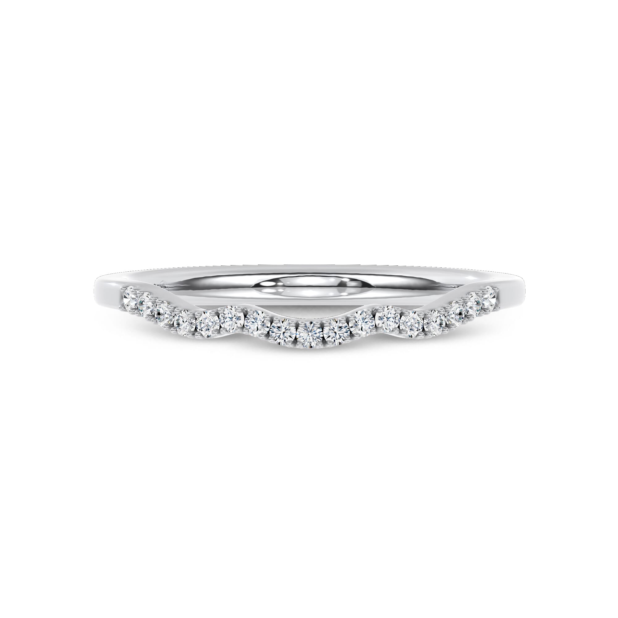 Kerry Contour Pave Band