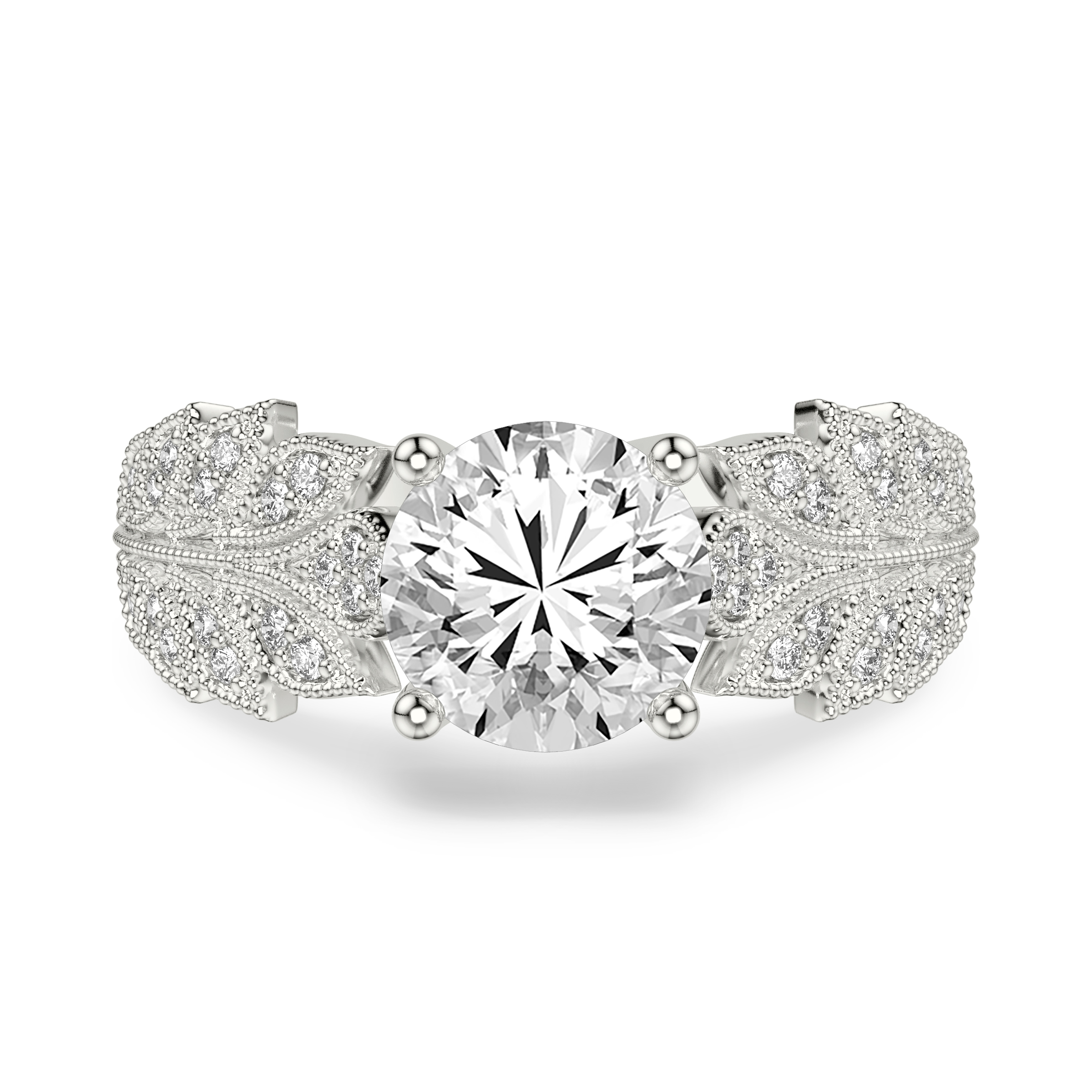 Florant Laurel Vintage Engagement Ring