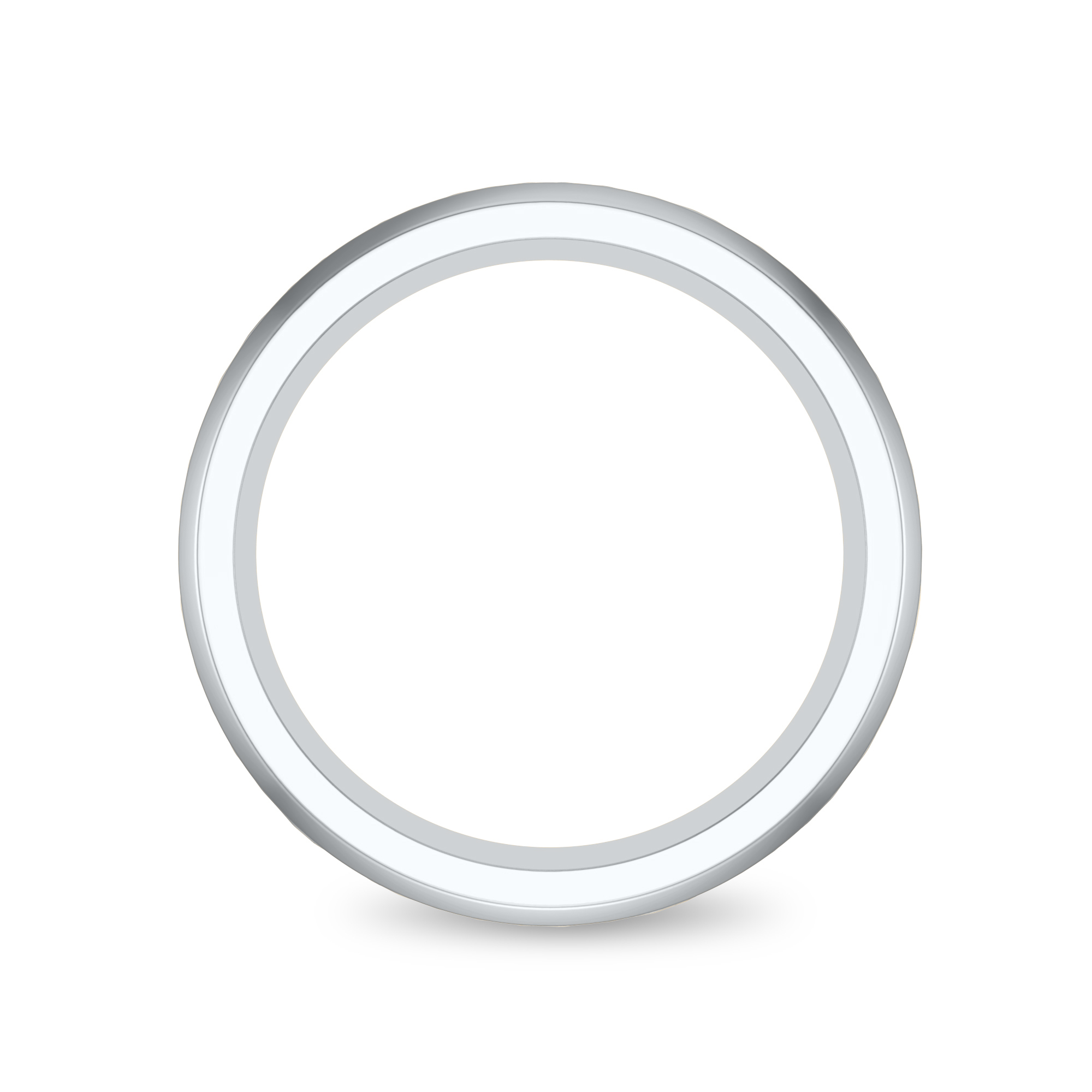 Hammered Matte Center Comfort Fit Band (6mm)