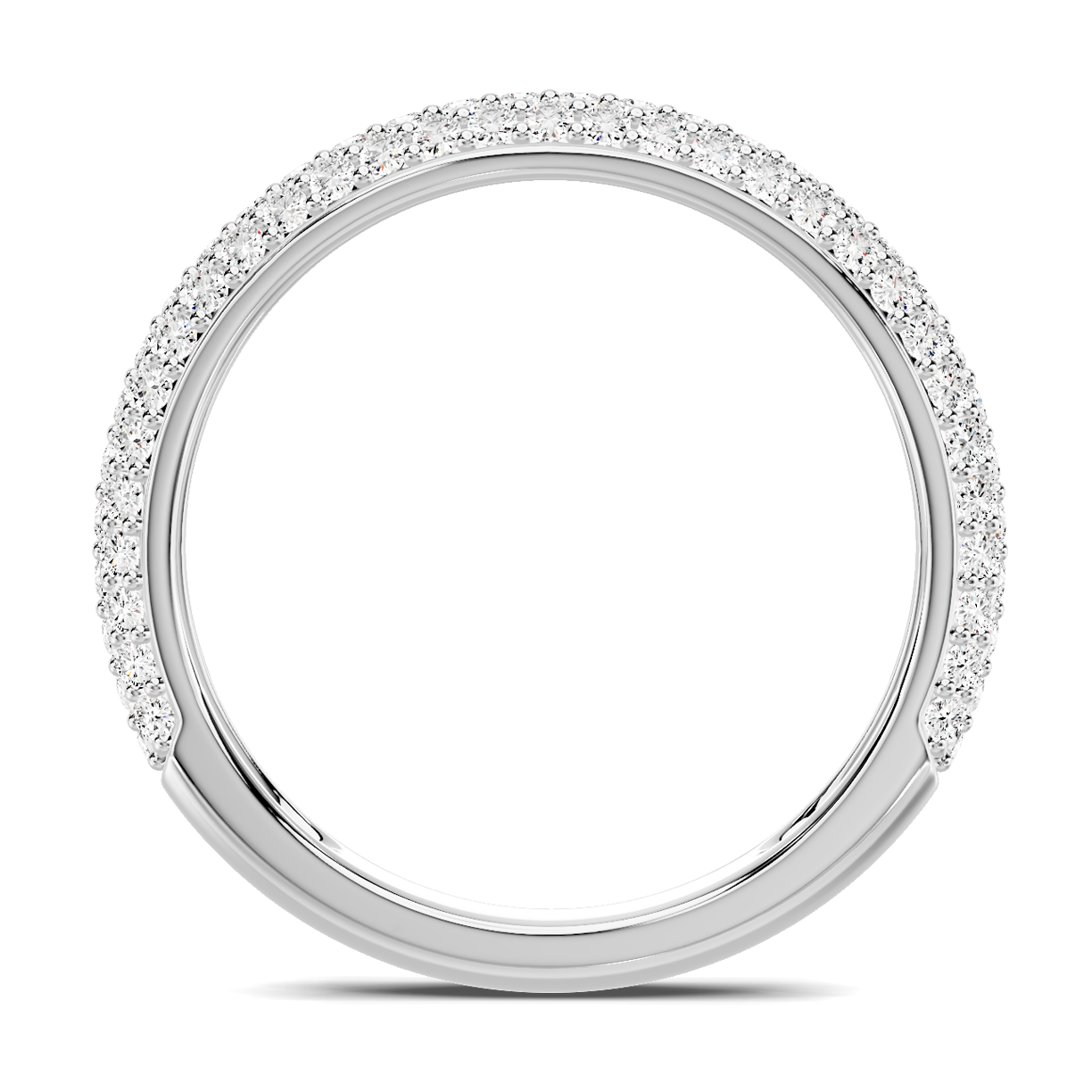 Selora Rolled Pave Band