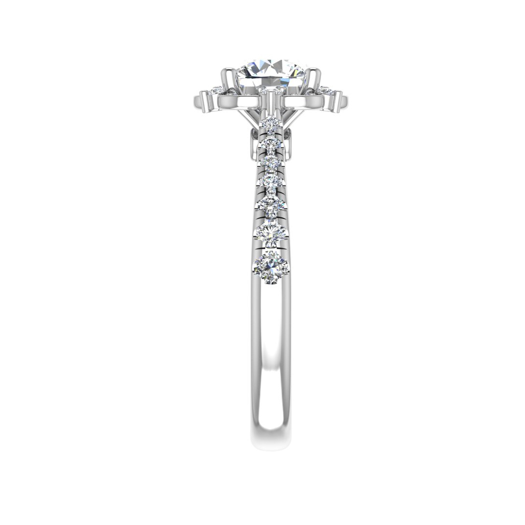 Oaklynn Halo Engagement Ring