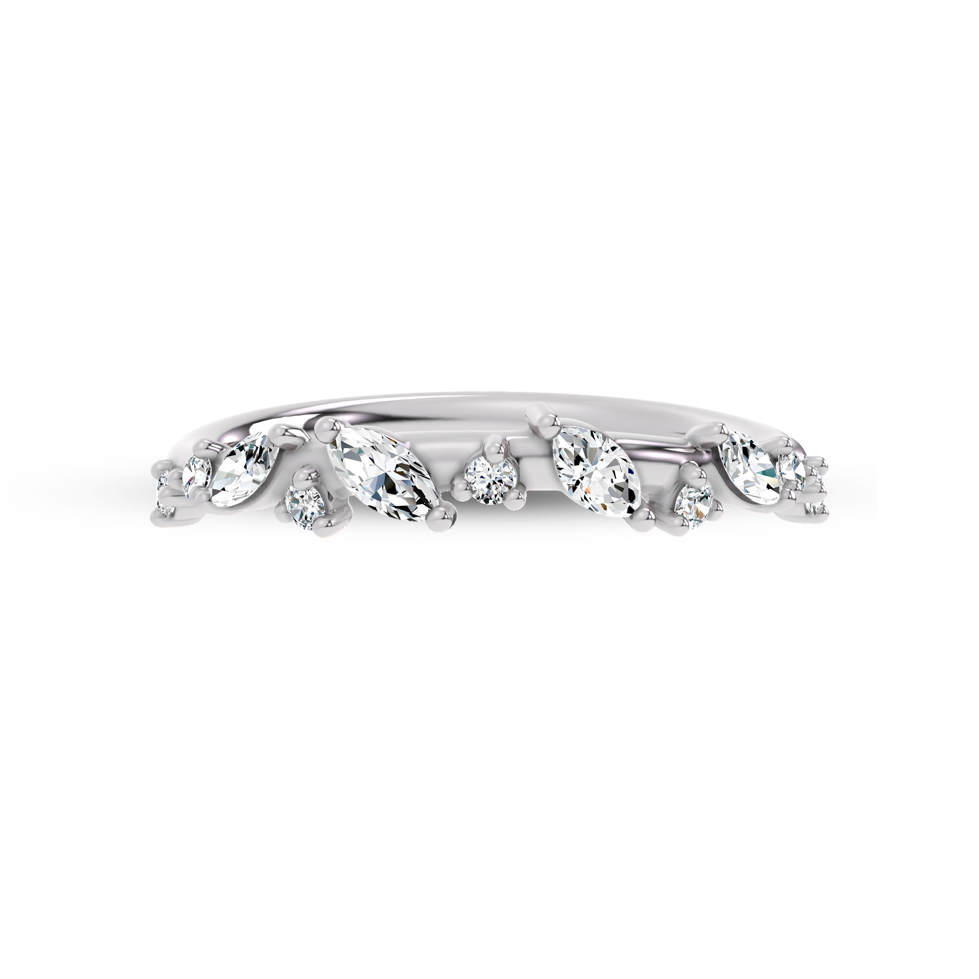 Hayley Scattered Diamond Band