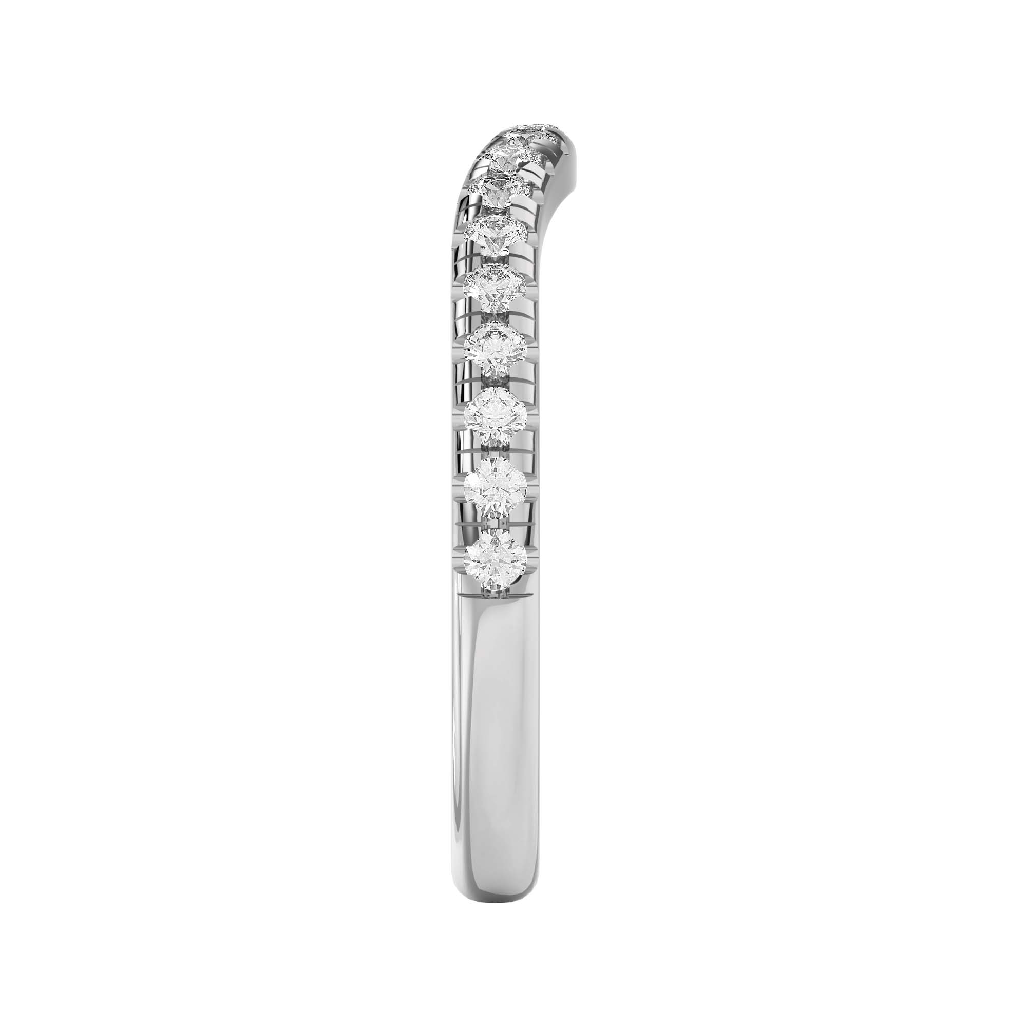 Betsy Classic Curved Pave Band
