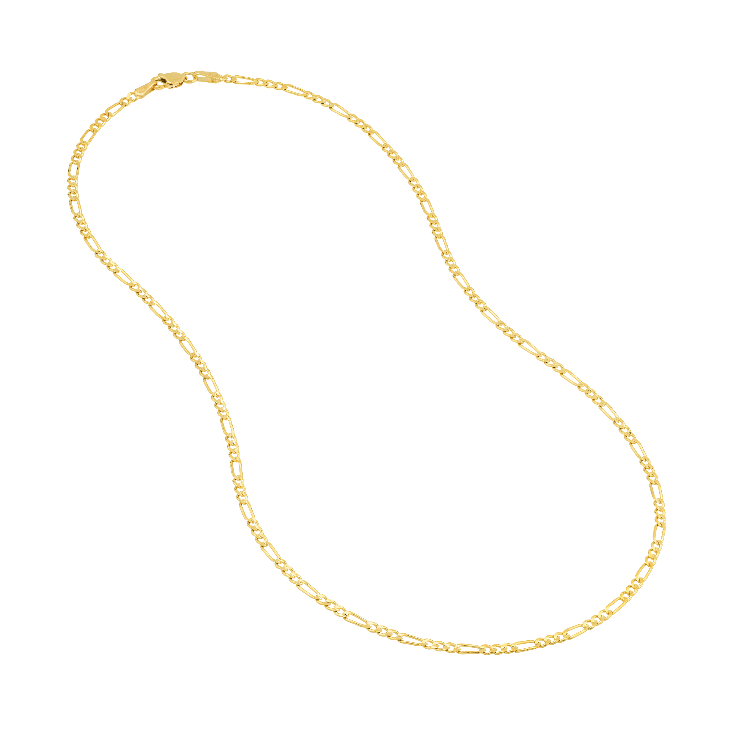 Figaro Gold Necklace (18 Inches)