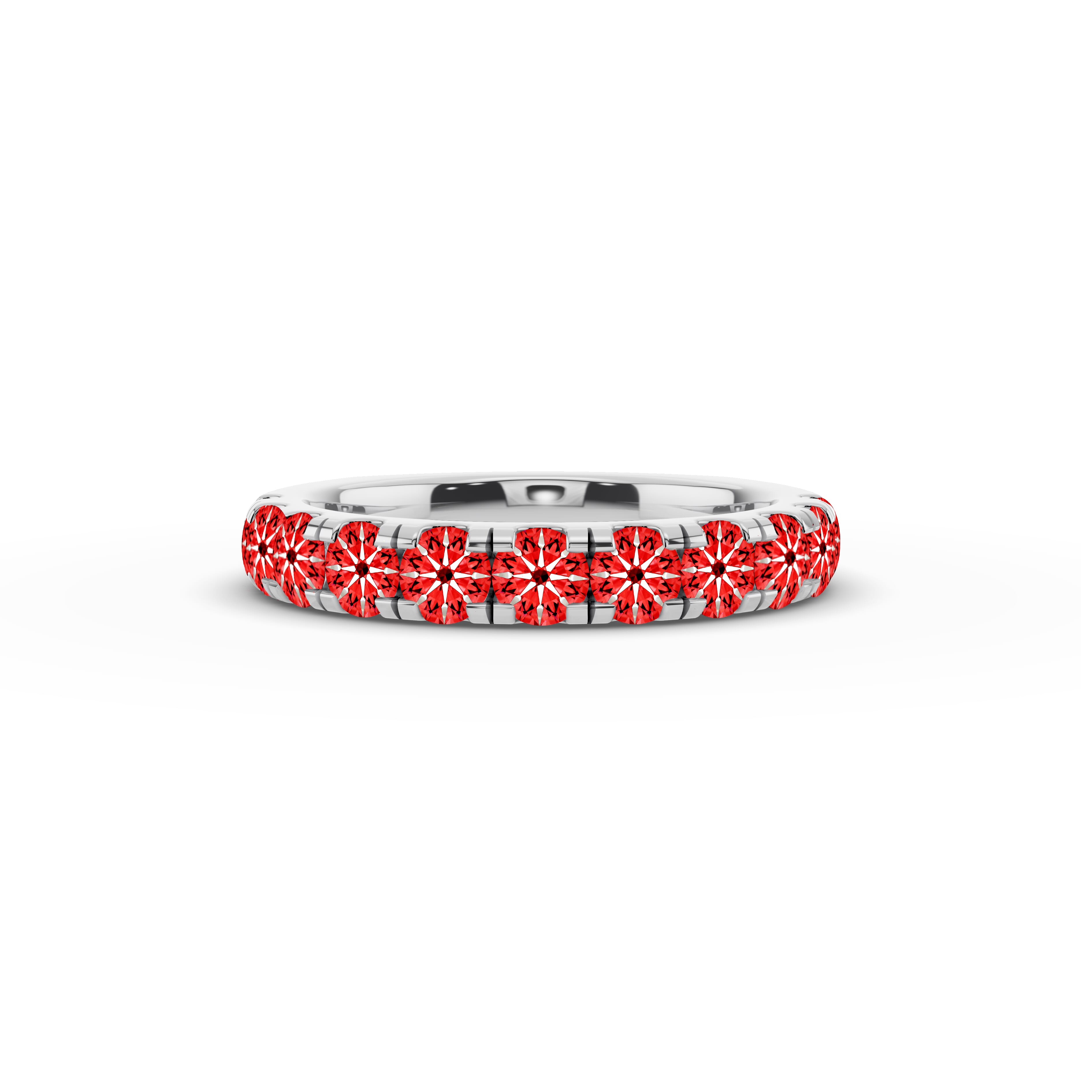 Signature Hearts and Arrows Pave Euroshank Band