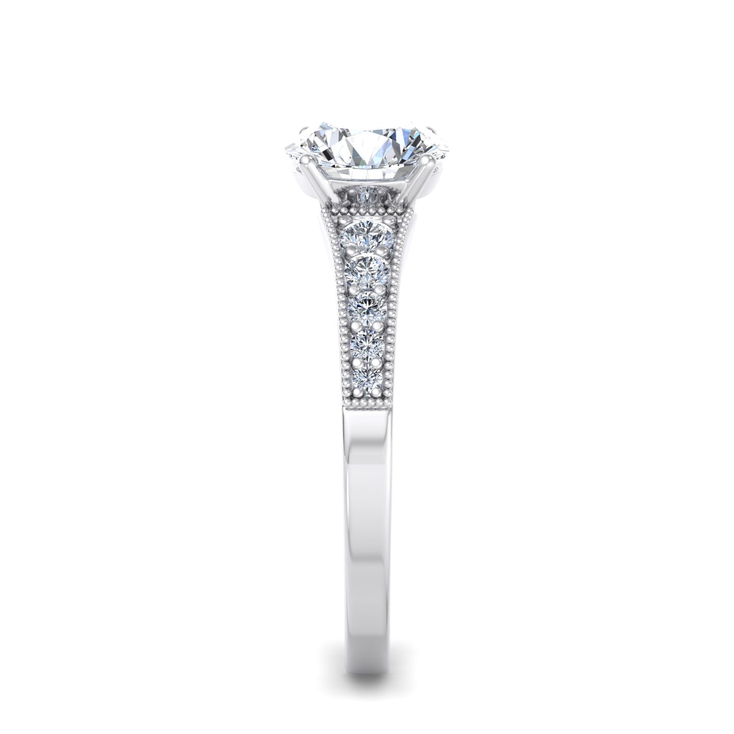 Xiamora Pave Engagement Ring