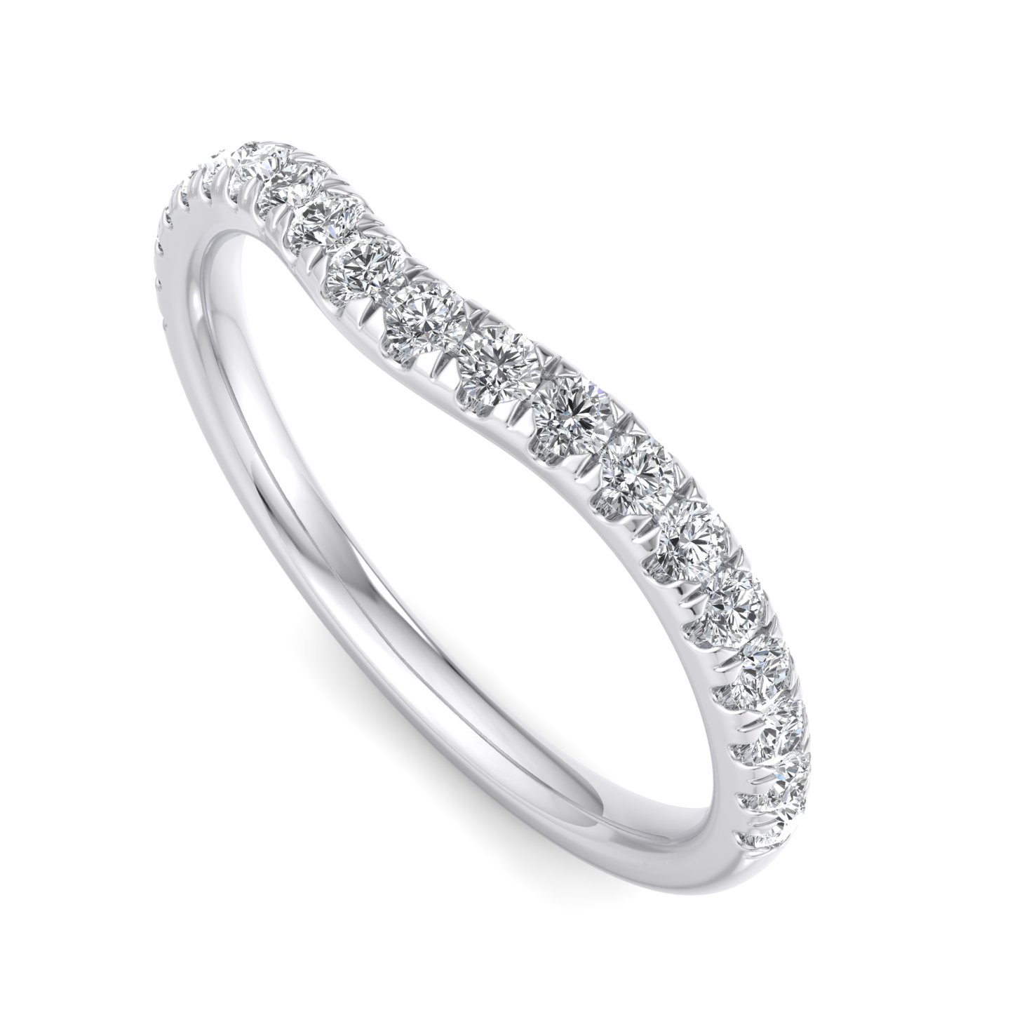 Jayleen Pave Curved Band