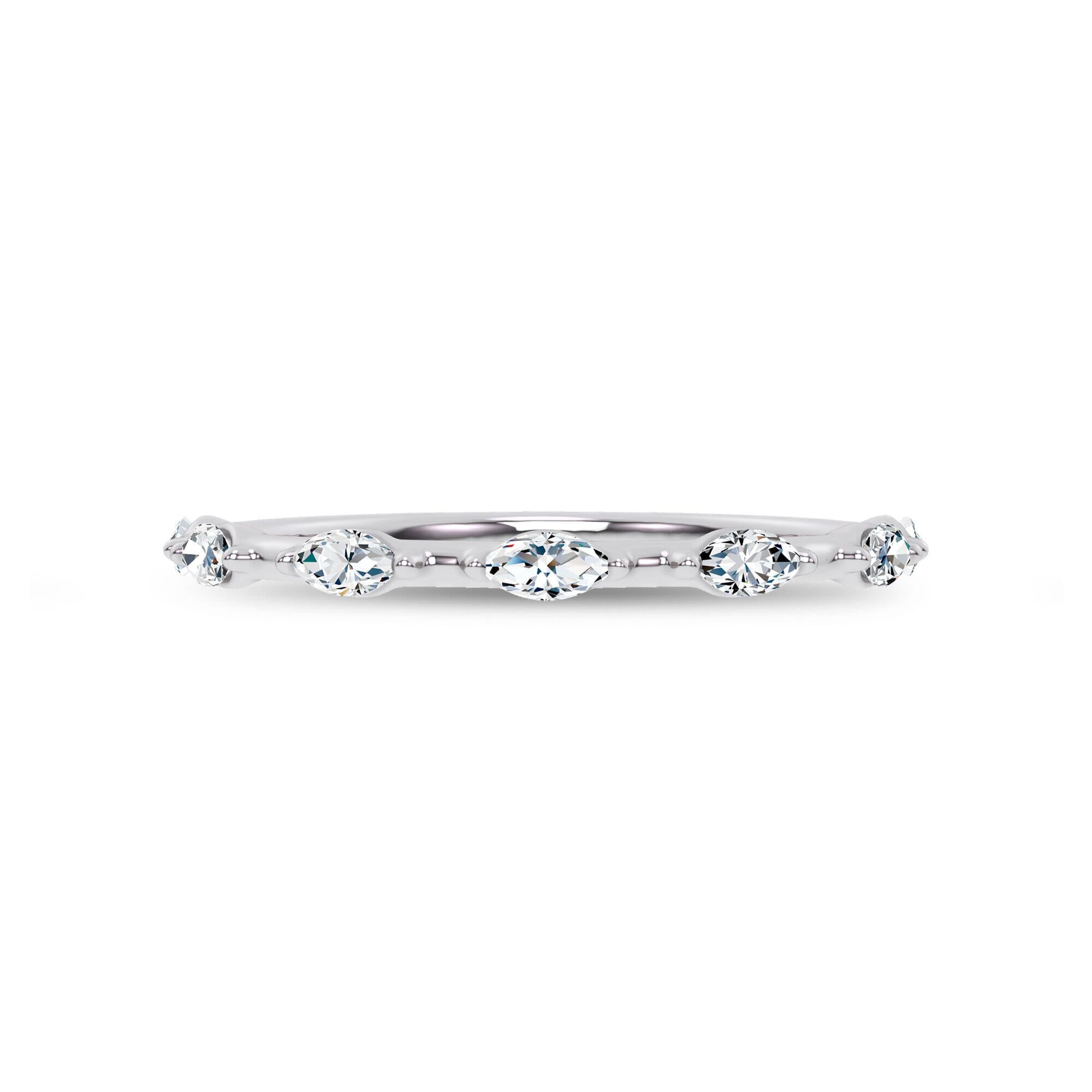Starlight Spaced Marquise Diamond Band