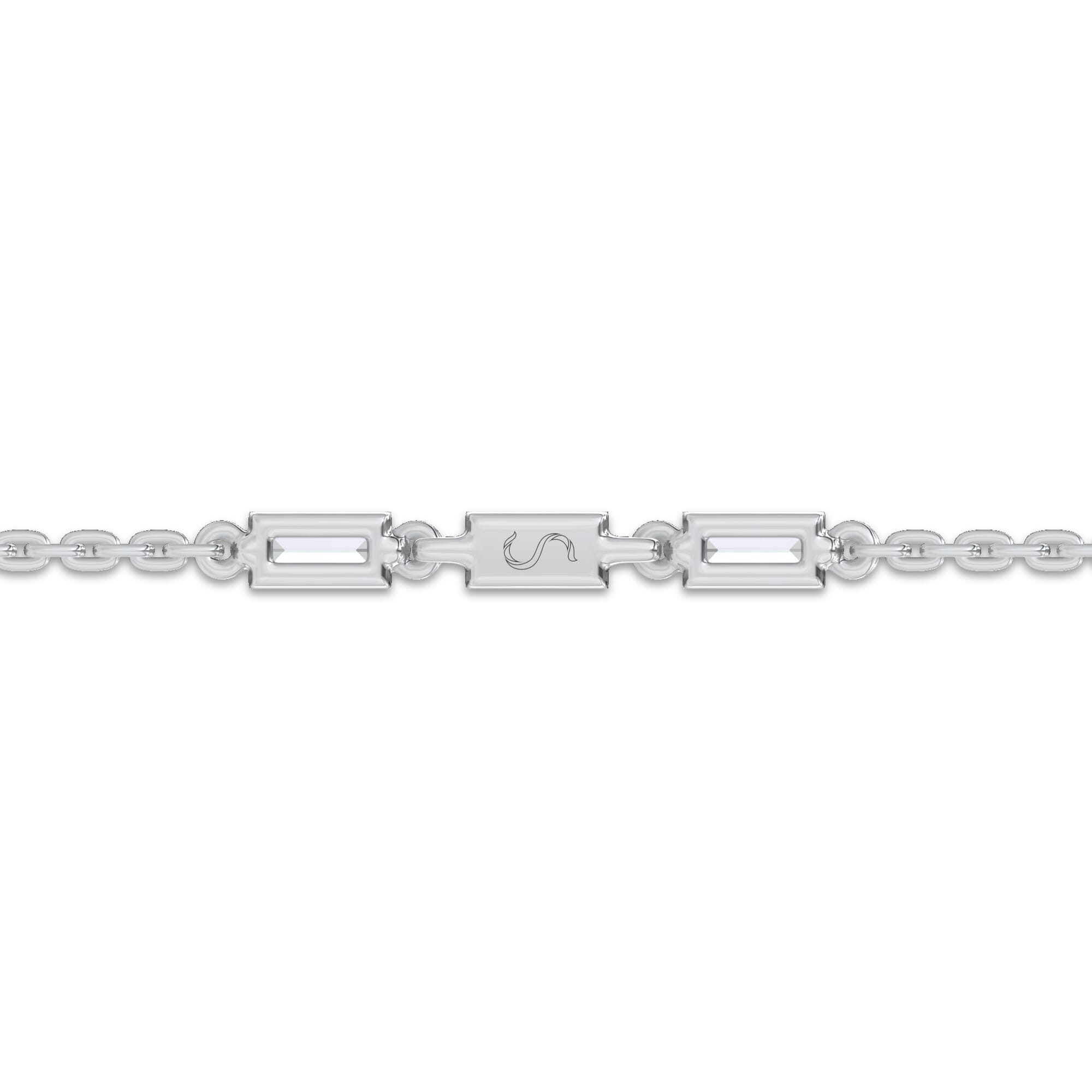Staccato Baguette Diamond Bracelet by Christian Siriano