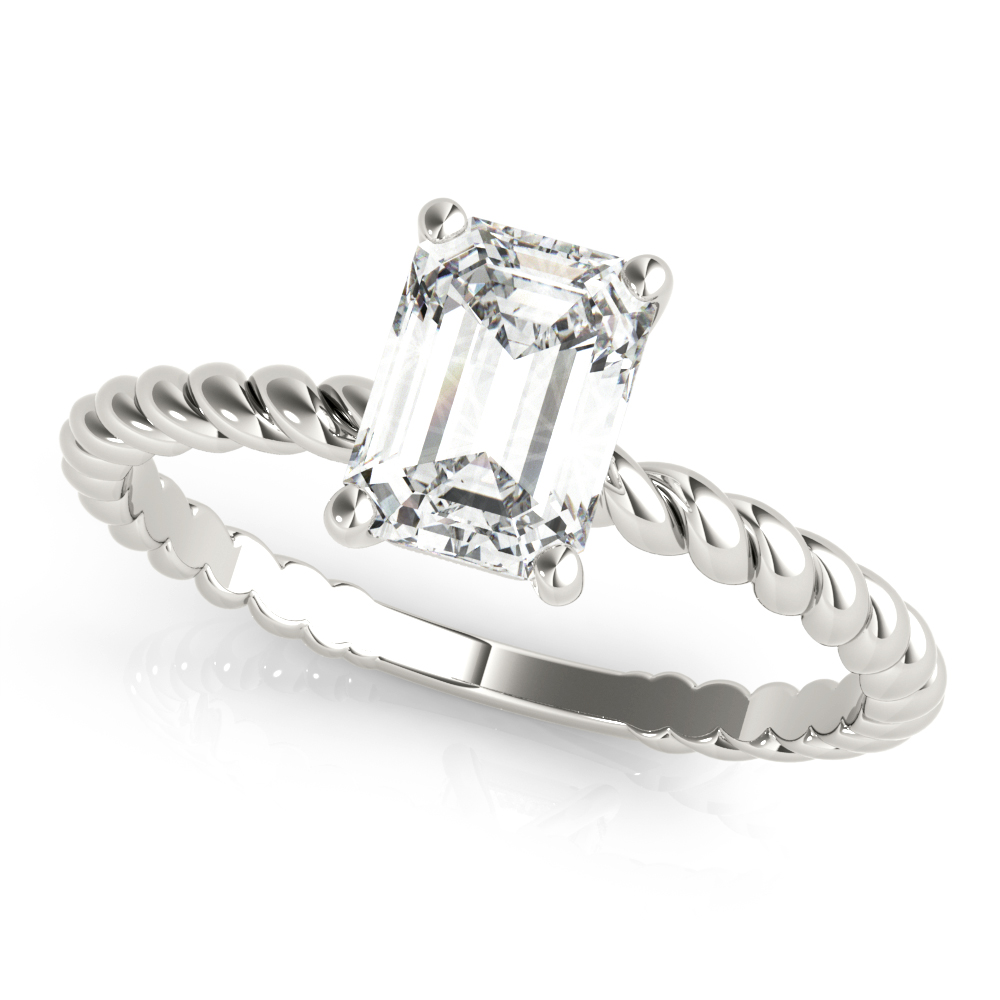 Willow 4 Prong Twist Engagement Ring