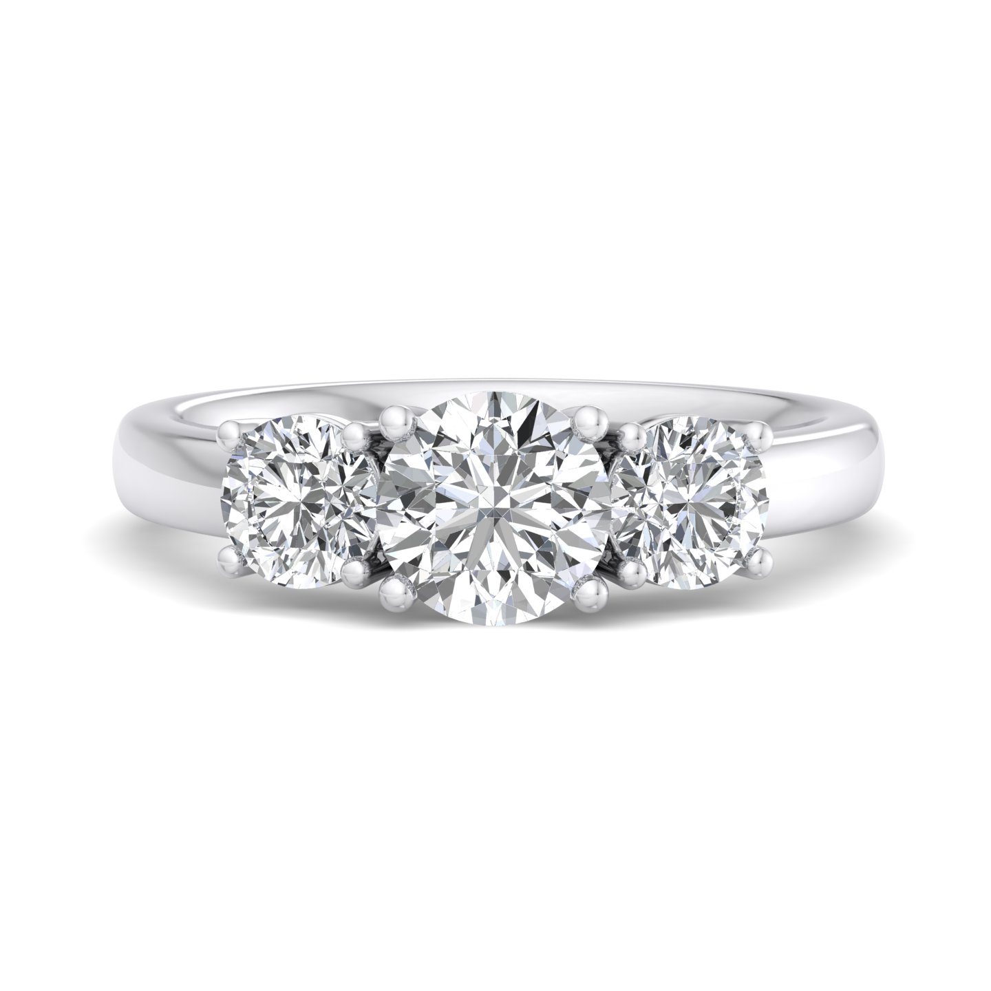 Daleyza Three Stone Engagement Ring