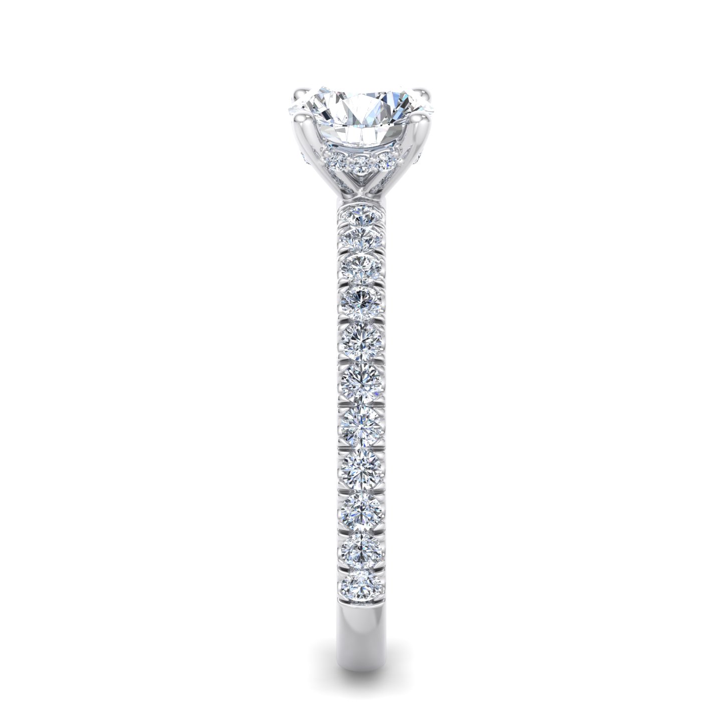 Elliot Pave Engagement Ring