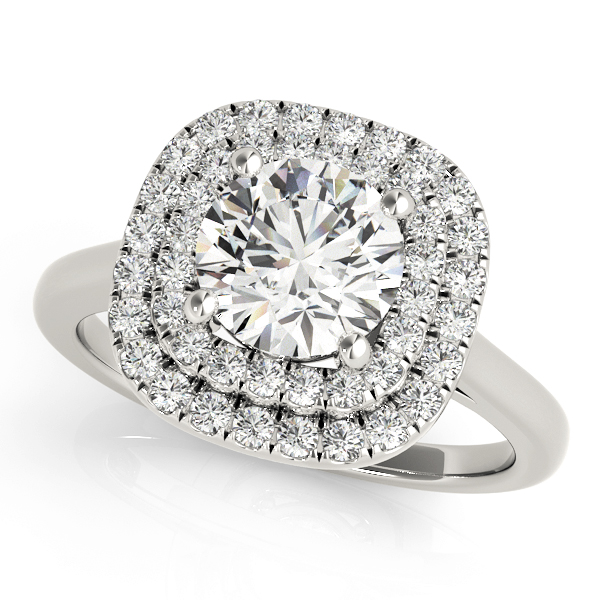 Devon Double Halo Engagement Ring
