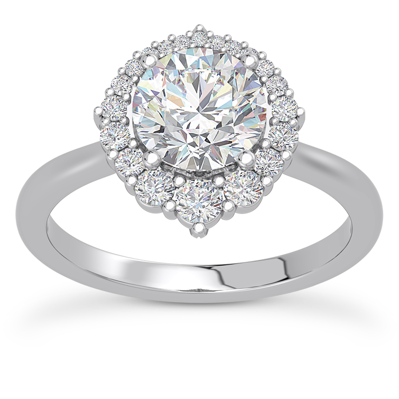 Vela Diamond Engagement Ring