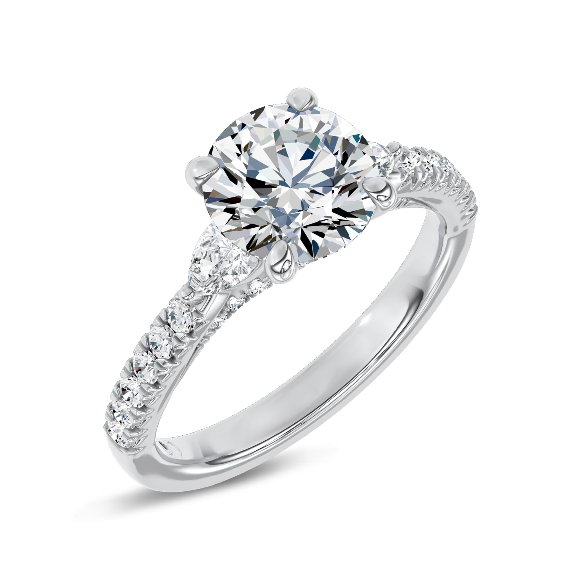 Ardora Pear Engagement Ring by Christian Siriano
