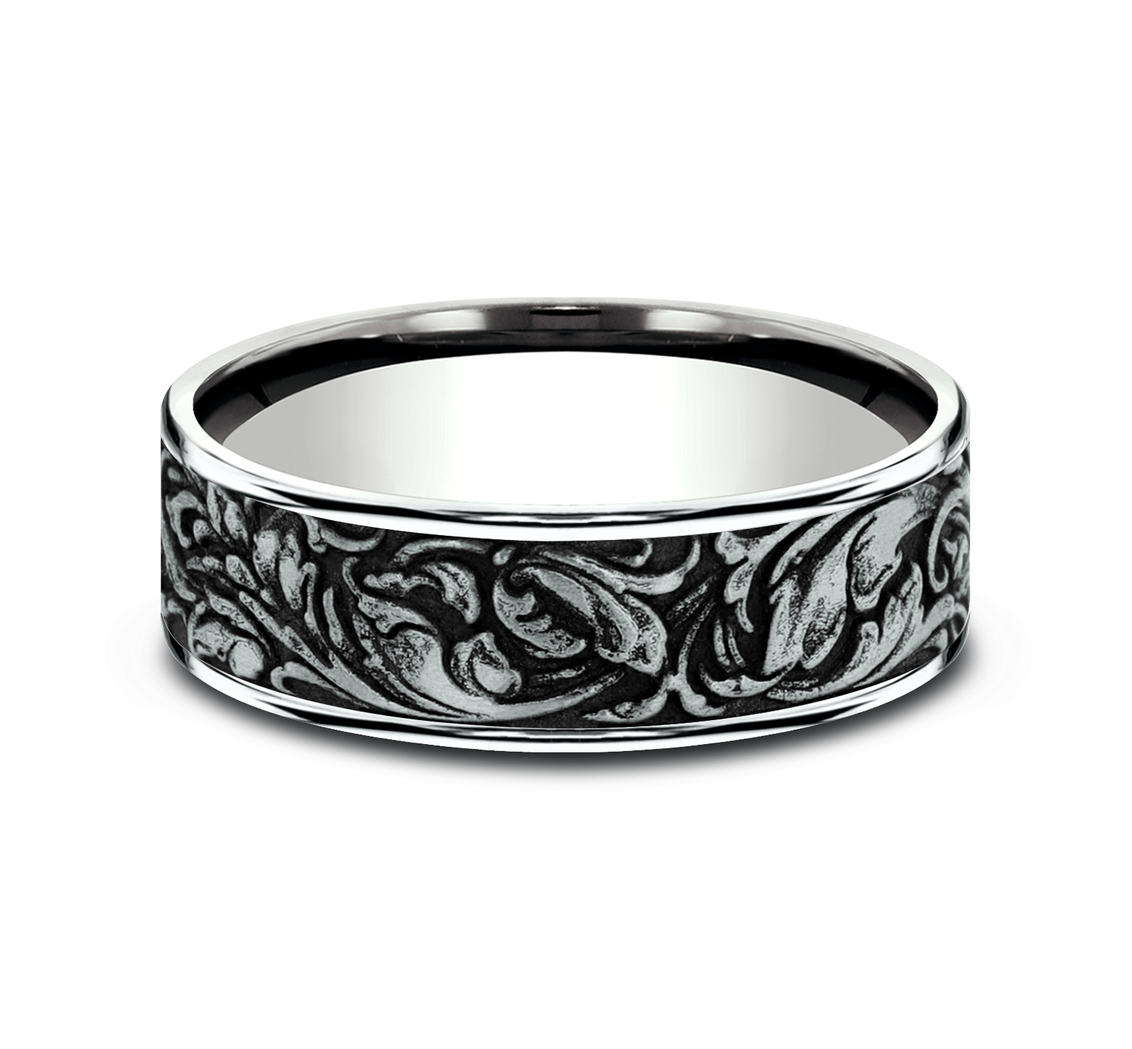 Sovereign Engraved Comfort-Fit Band (7.5mm)