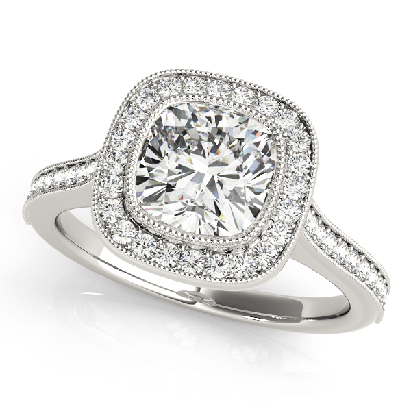 Kaelie Halo Engagement Ring