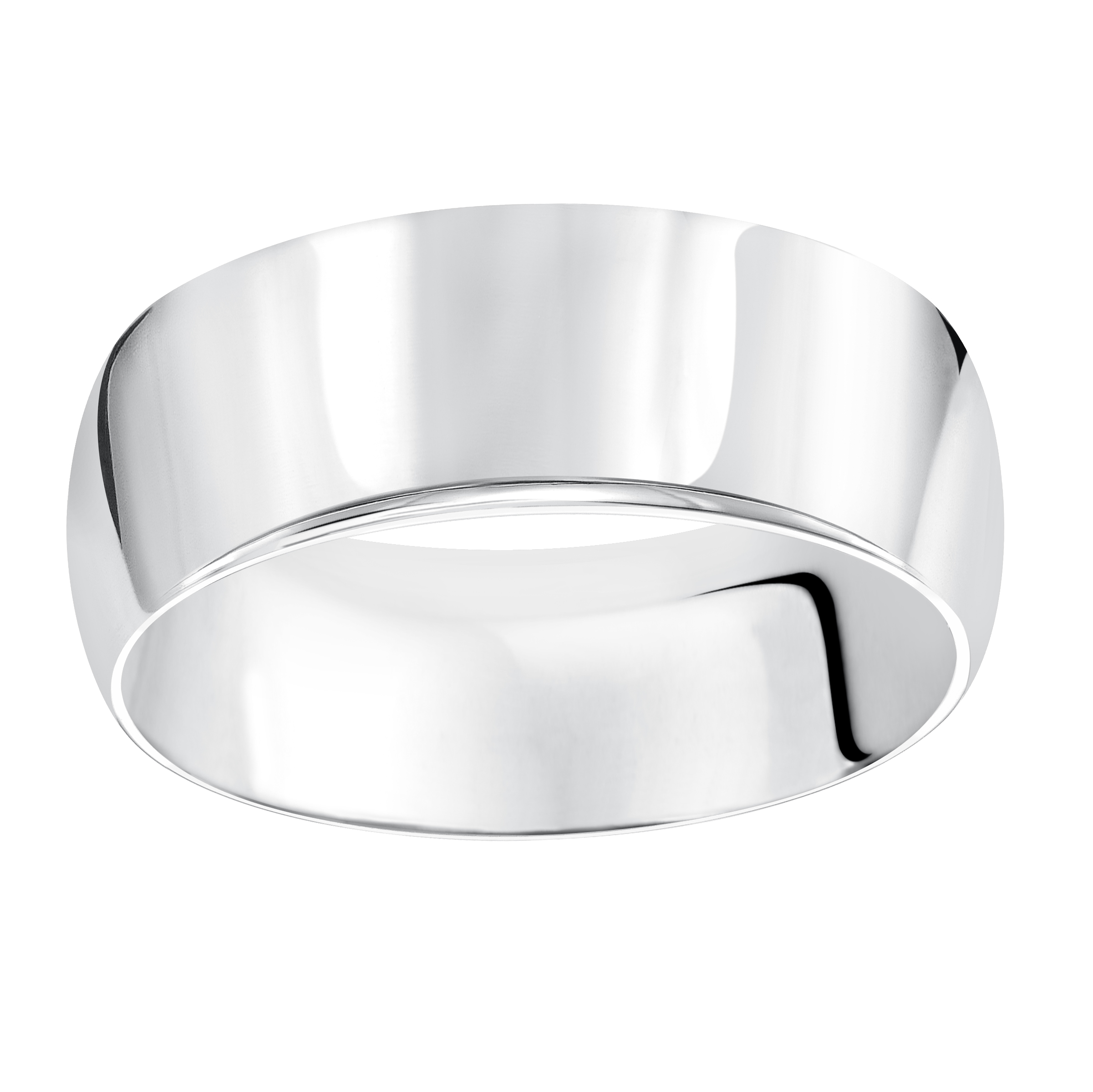 High Dome Comfort Fit Polished Band (7mm)
