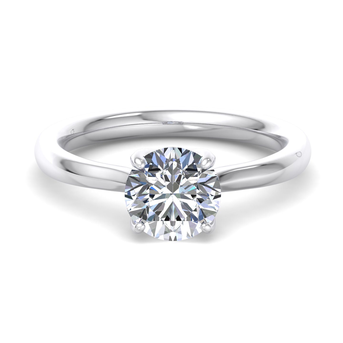Paris Pave Collar Engagement Ring