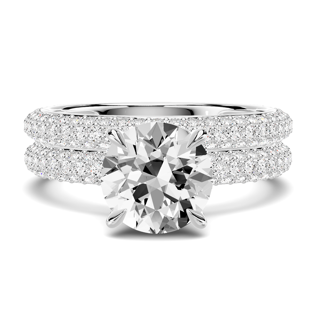 Selora Rolled Pave Band
