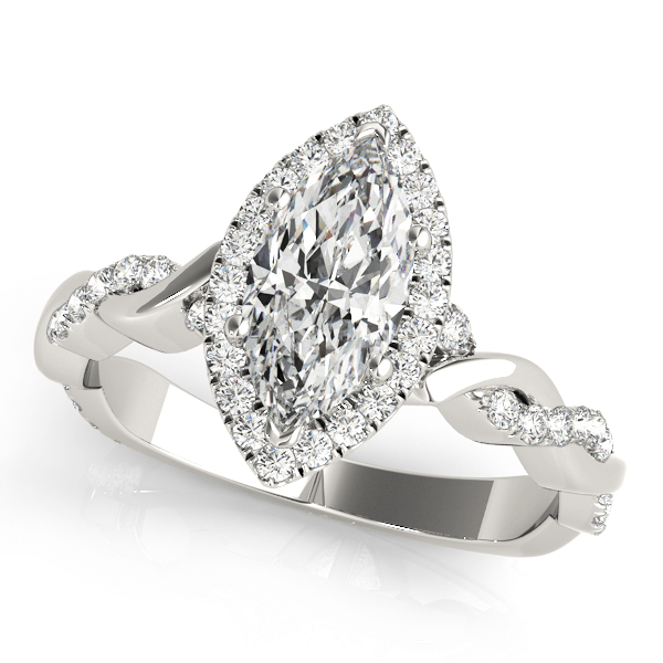 Kumasi Halo Engagement Ring