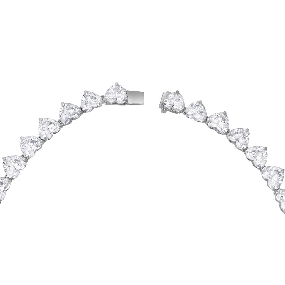 Riviera Heart Lab Diamond Masterpiece Necklace (166.56 ct. tw.)