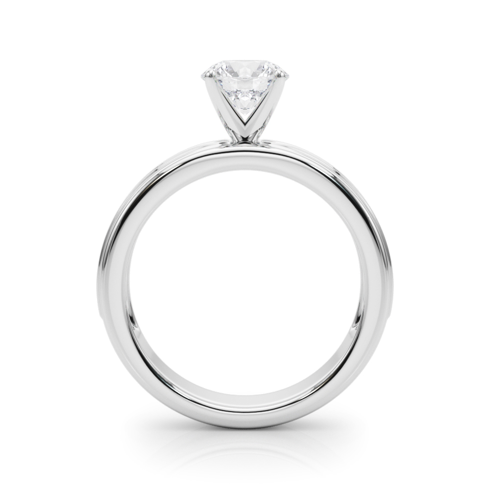 Aquarion Modern Channel Set Diamond Engagement Ring